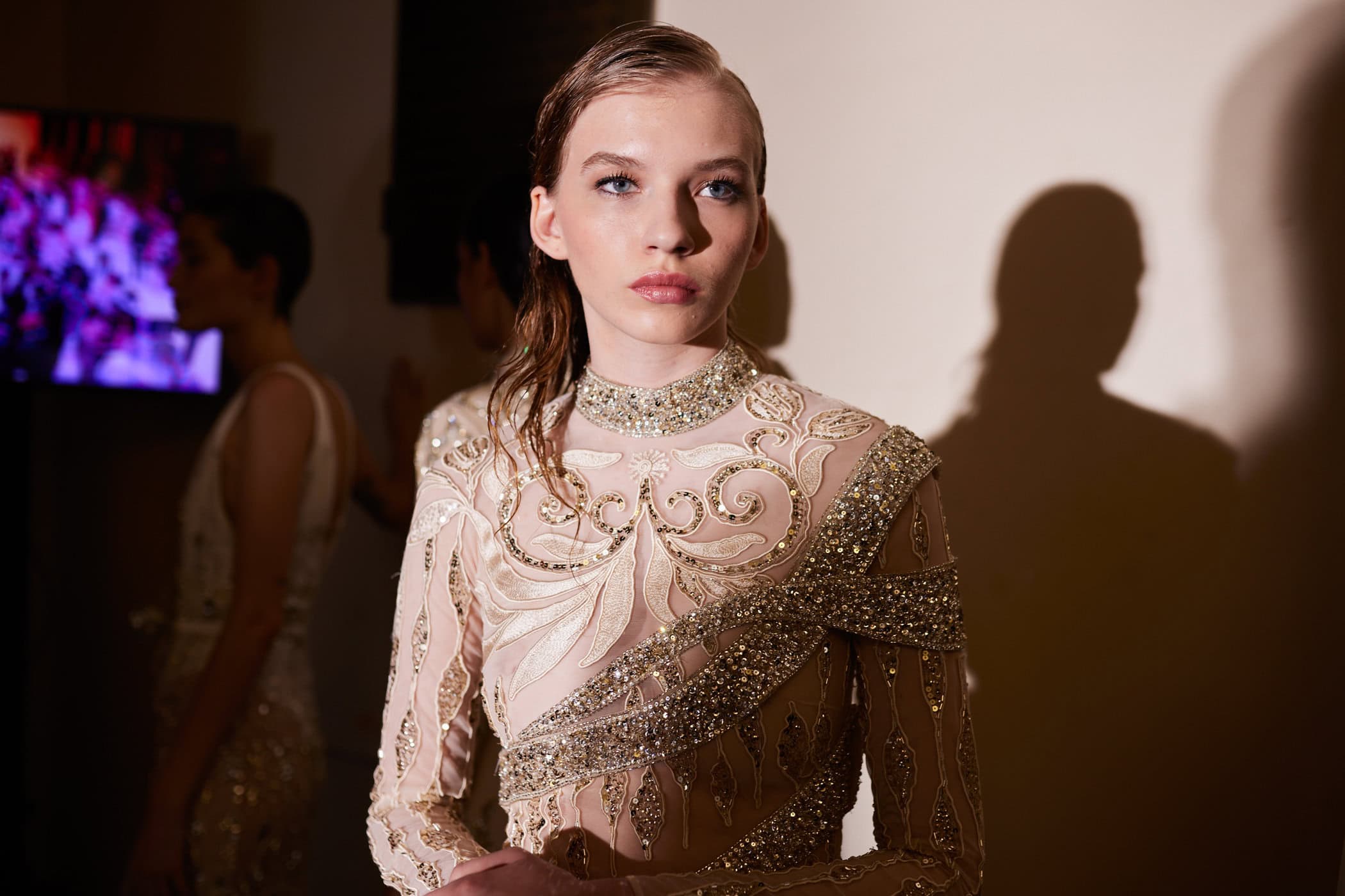 Georges Hobeika Fall 2023 Couture Fashion Show Backstage