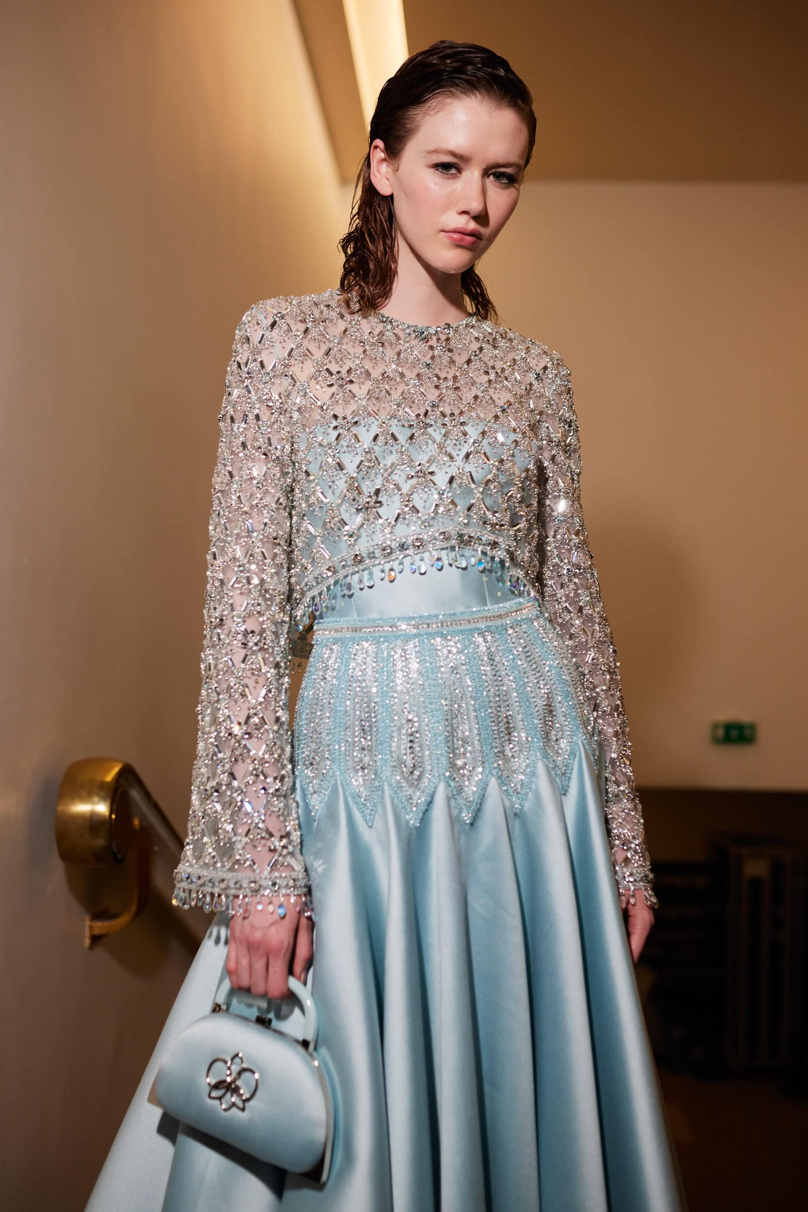 Georges Hobeika Fall 2023 Couture Fashion Show Backstage