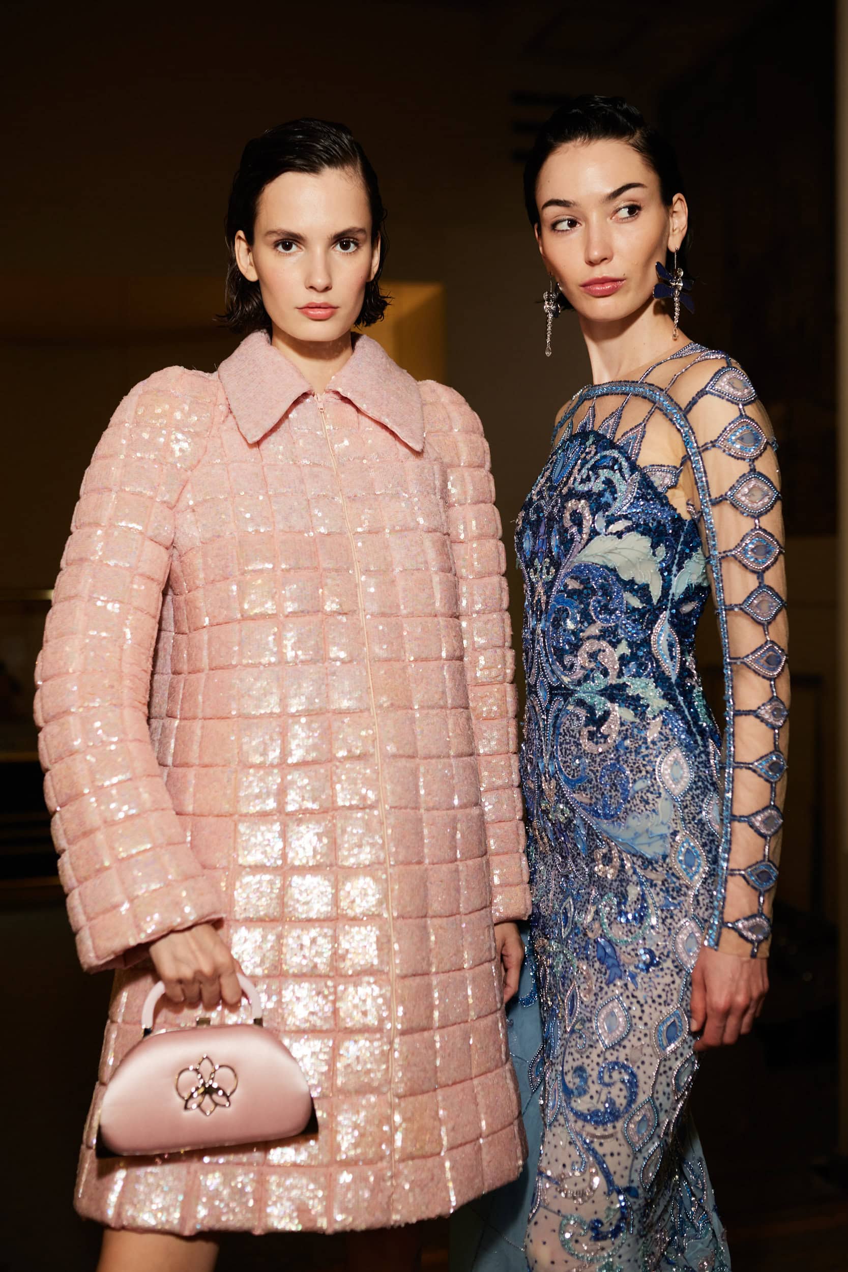 Georges Hobeika Fall 2023 Couture Fashion Show Backstage