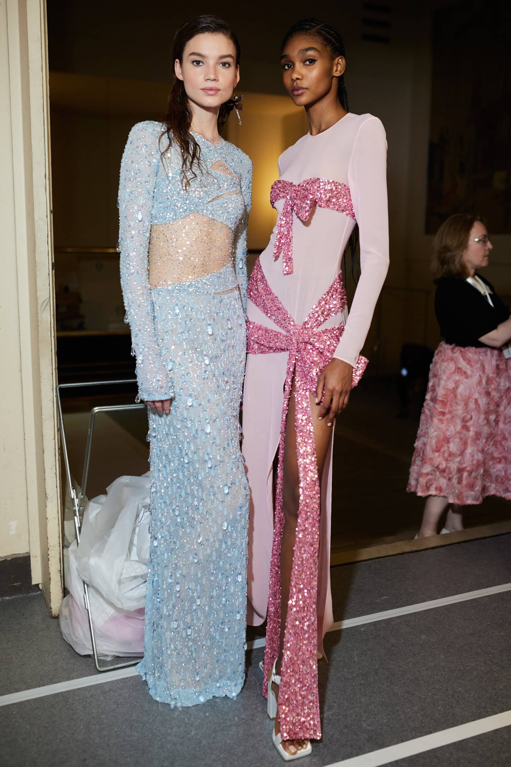 Georges Hobeika Fall 2023 Couture Fashion Show Backstage