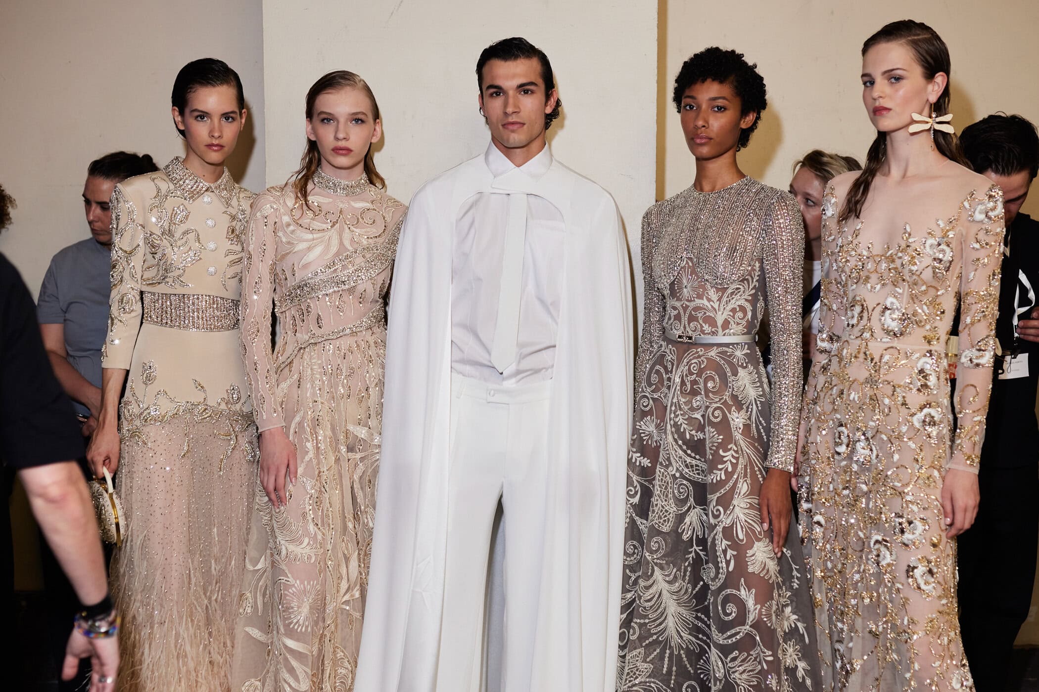 Georges Hobeika Fall 2023 Couture Fashion Show Backstage