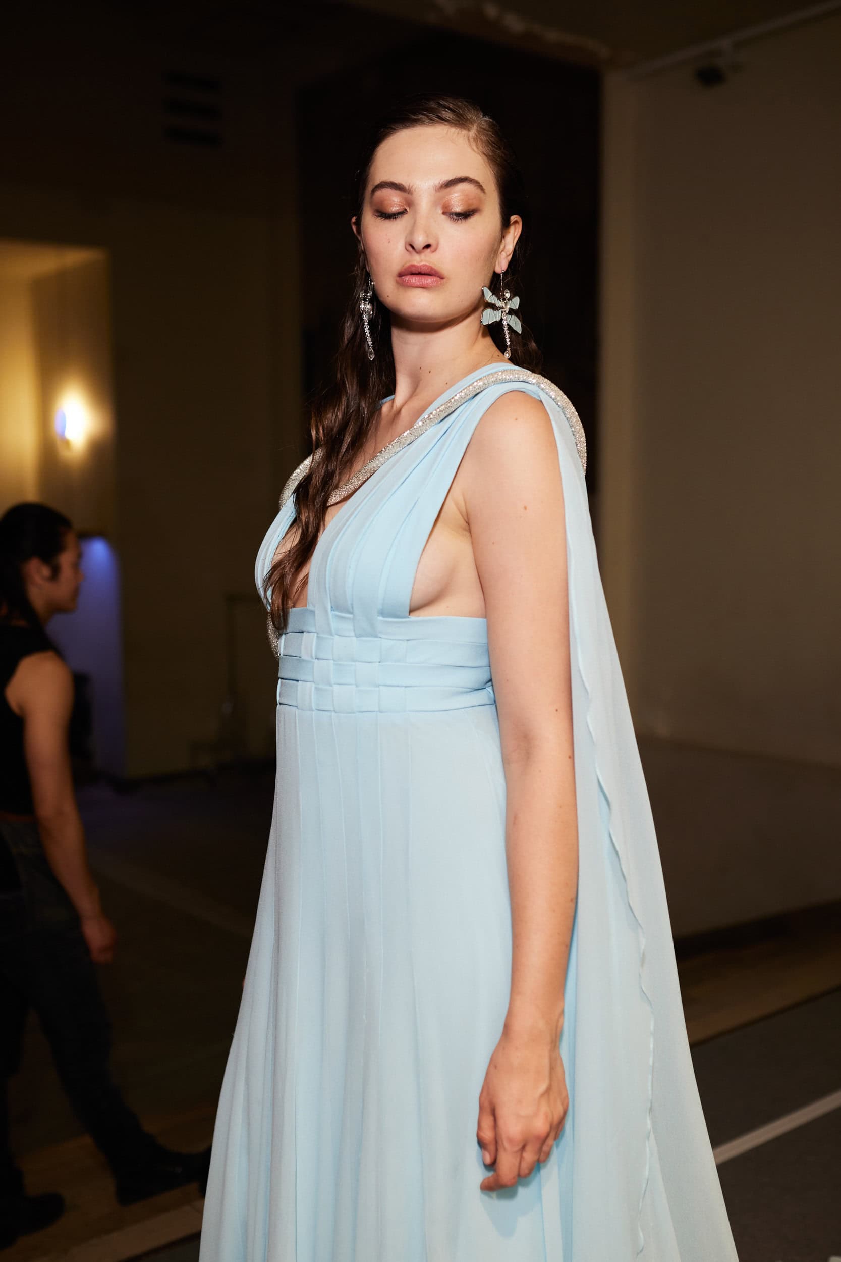 Georges Hobeika Fall 2023 Couture Fashion Show Backstage