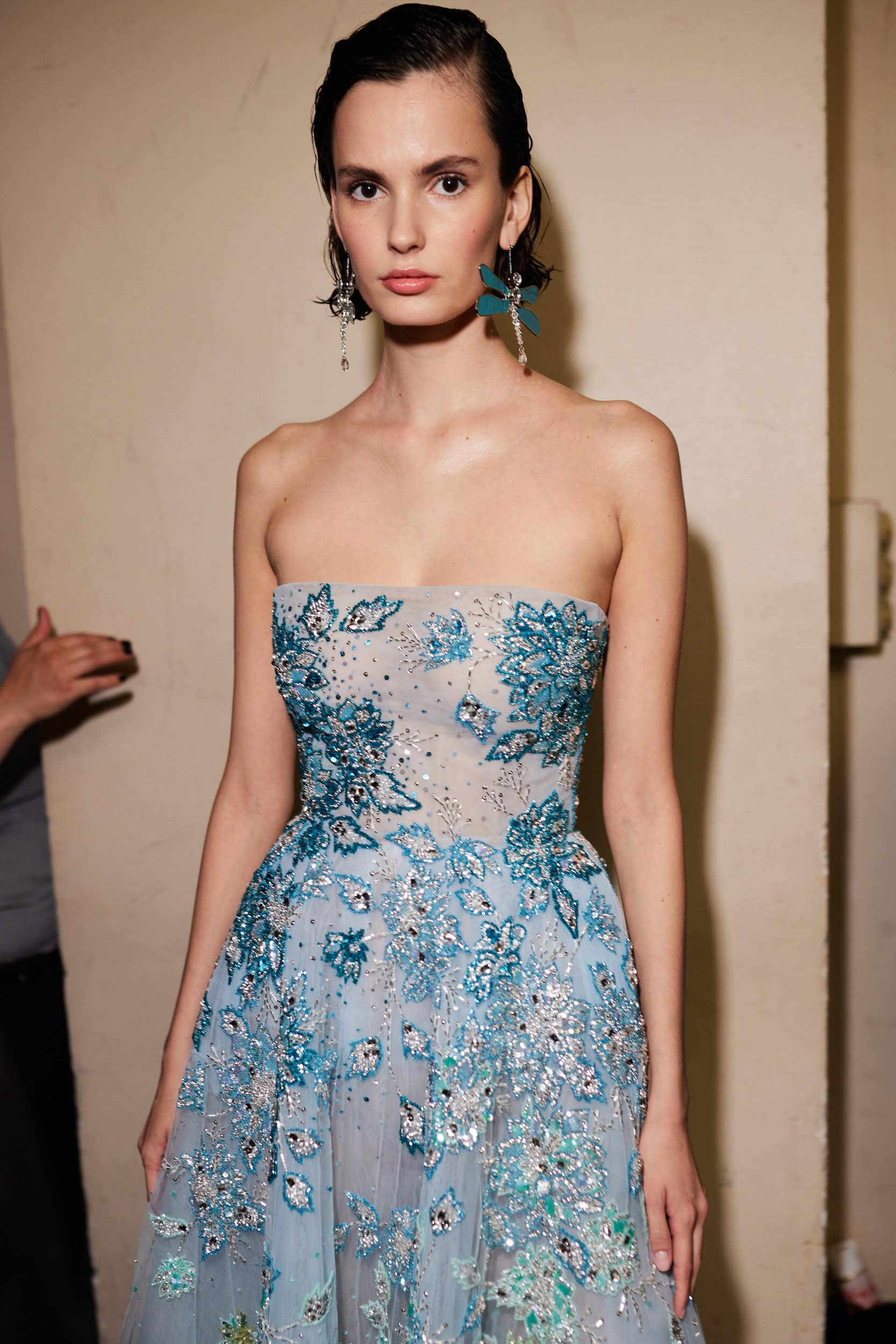 Georges Hobeika Fall 2023 Couture Fashion Show Backstage