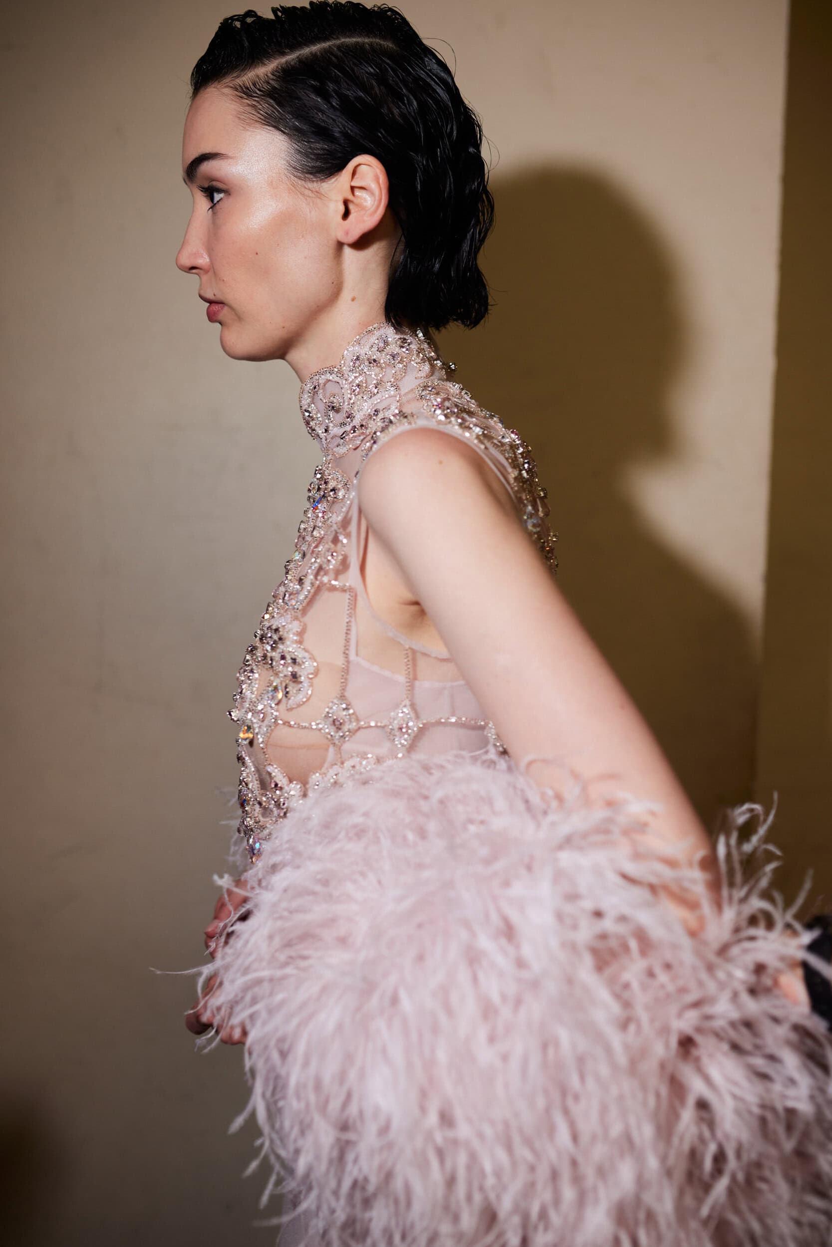 Georges Hobeika Fall 2023 Couture Fashion Show Backstage