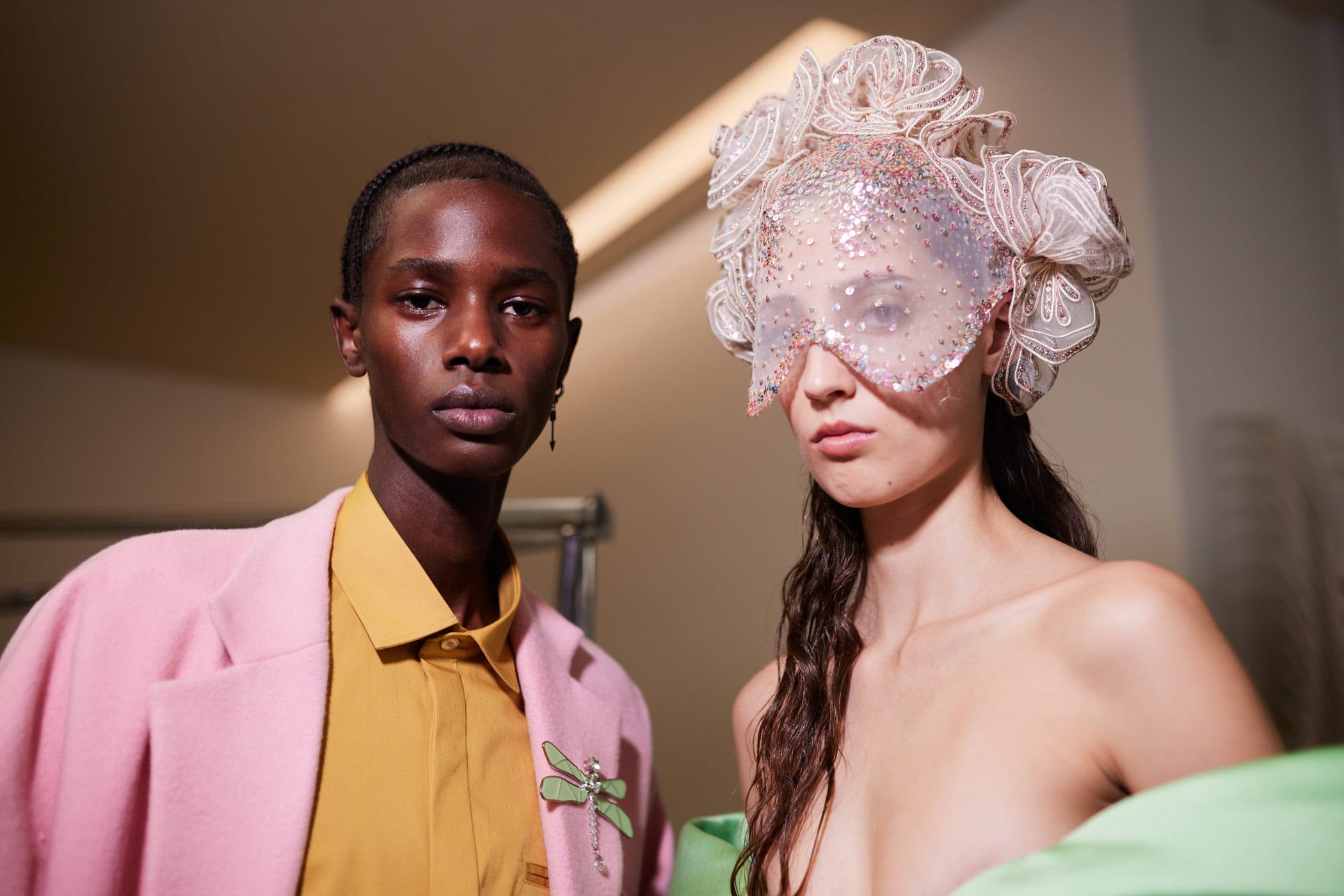 Georges Hobeika Fall 2023 Couture Fashion Show Backstage