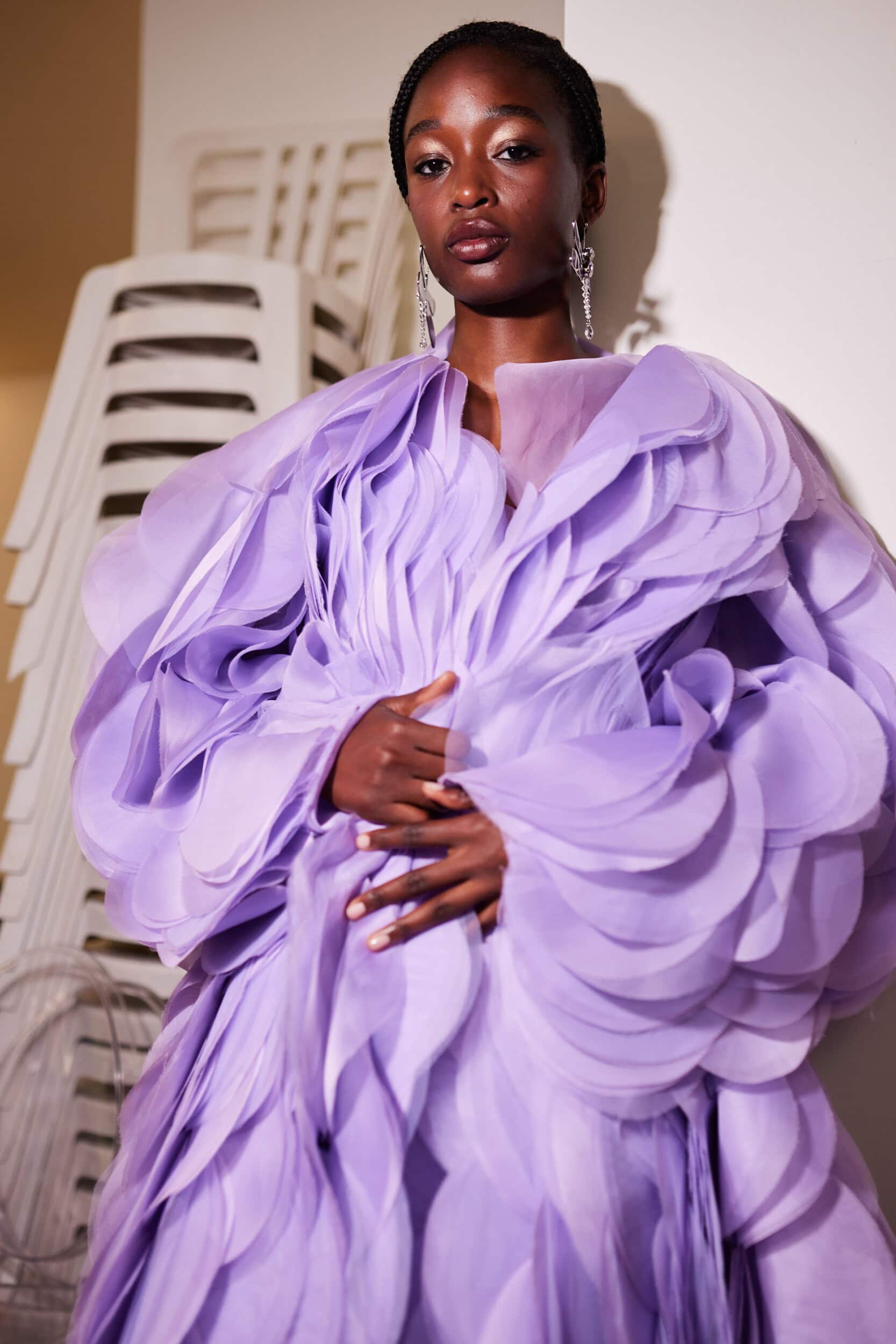 Georges Hobeika Fall 2023 Couture Fashion Show Backstage