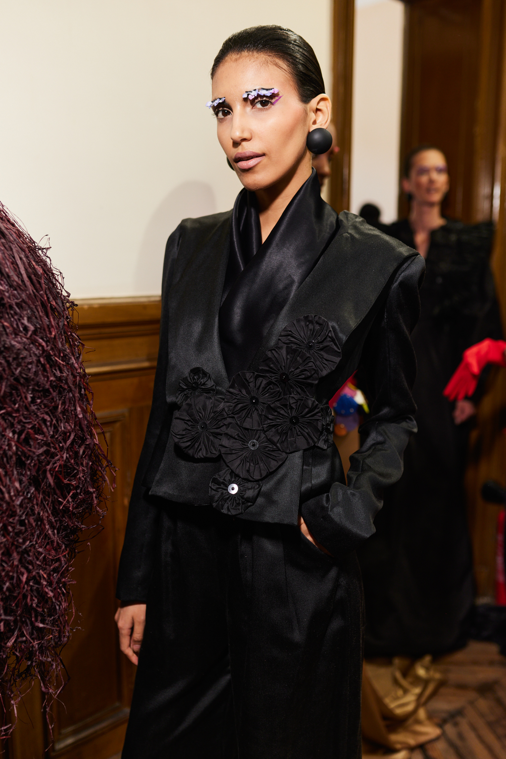 Imane Ayissi Fall 2023 Couture Fashion Show Backstage