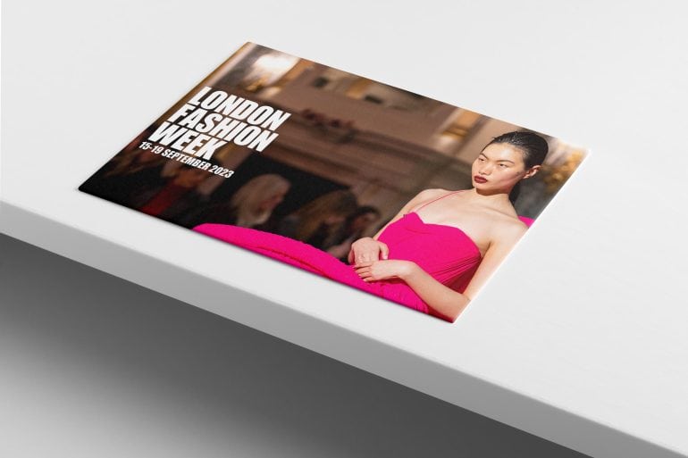 London Fashion Week news article header for the Impression with photo from the British Fashion Council