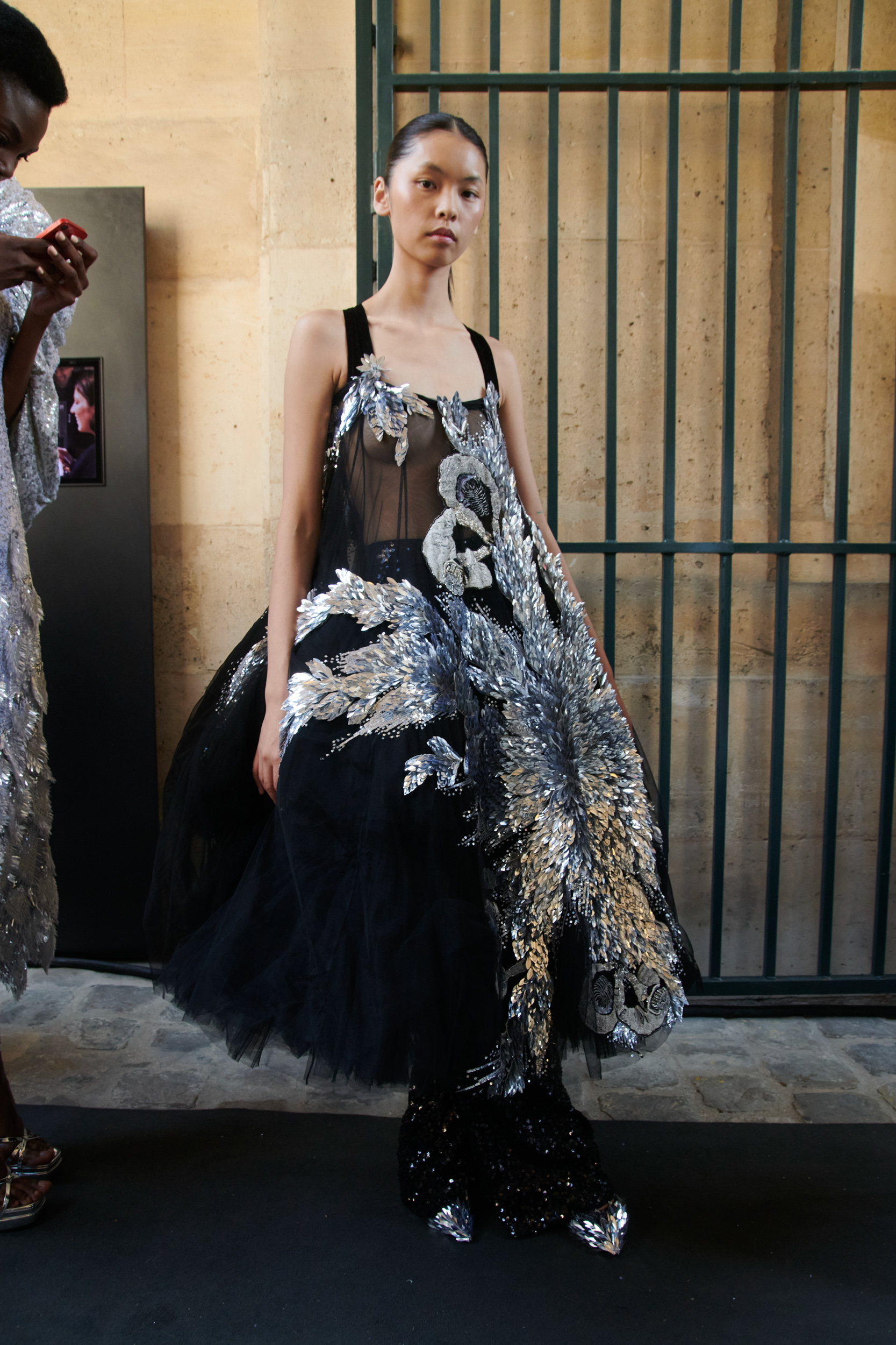 Rahul Mishra Fall 2023 Couture Fashion Show Backstage