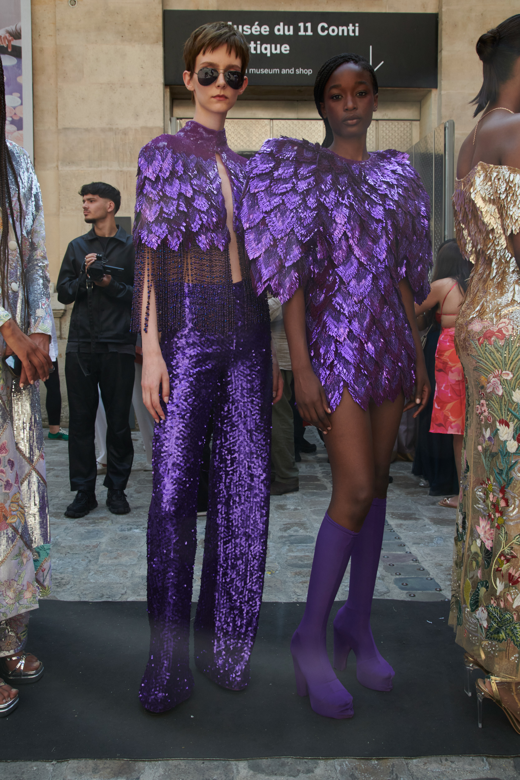 Rahul Mishra Fall 2023 Couture Fashion Show Backstage