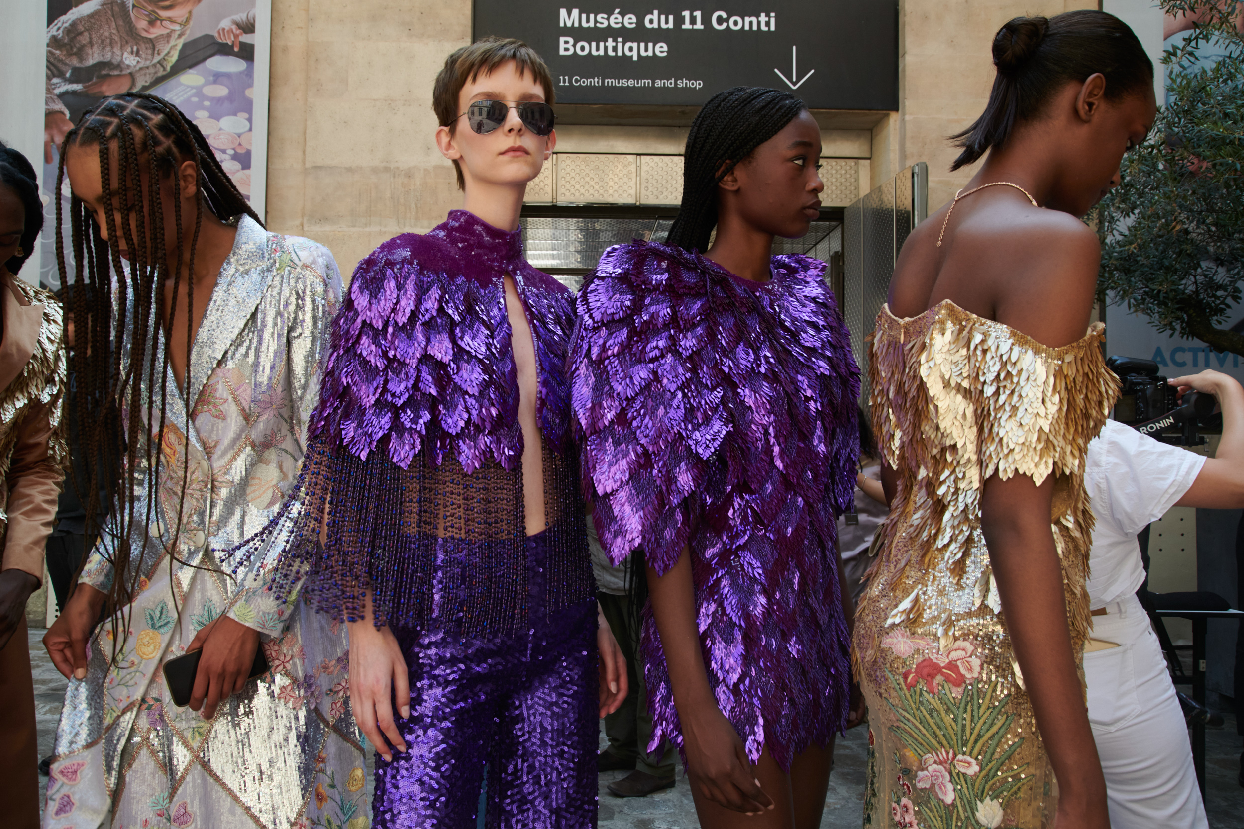 Rahul Mishra Fall 2023 Couture Fashion Show Backstage