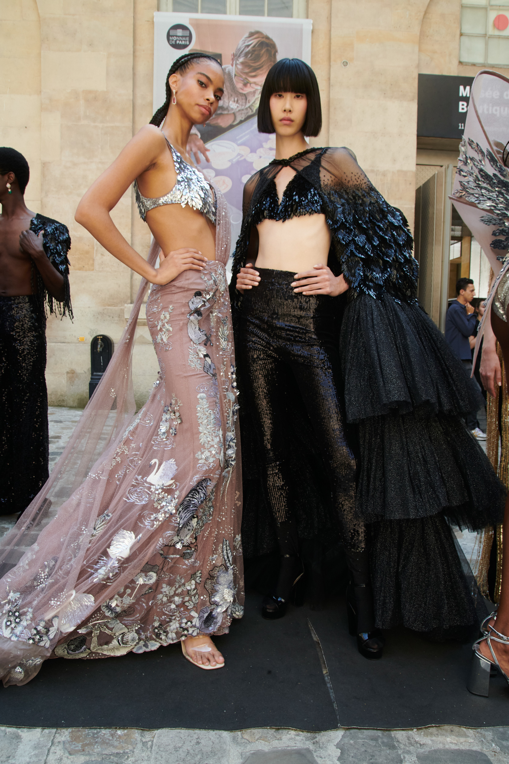 Rahul Mishra Fall 2023 Couture Fashion Show Backstage