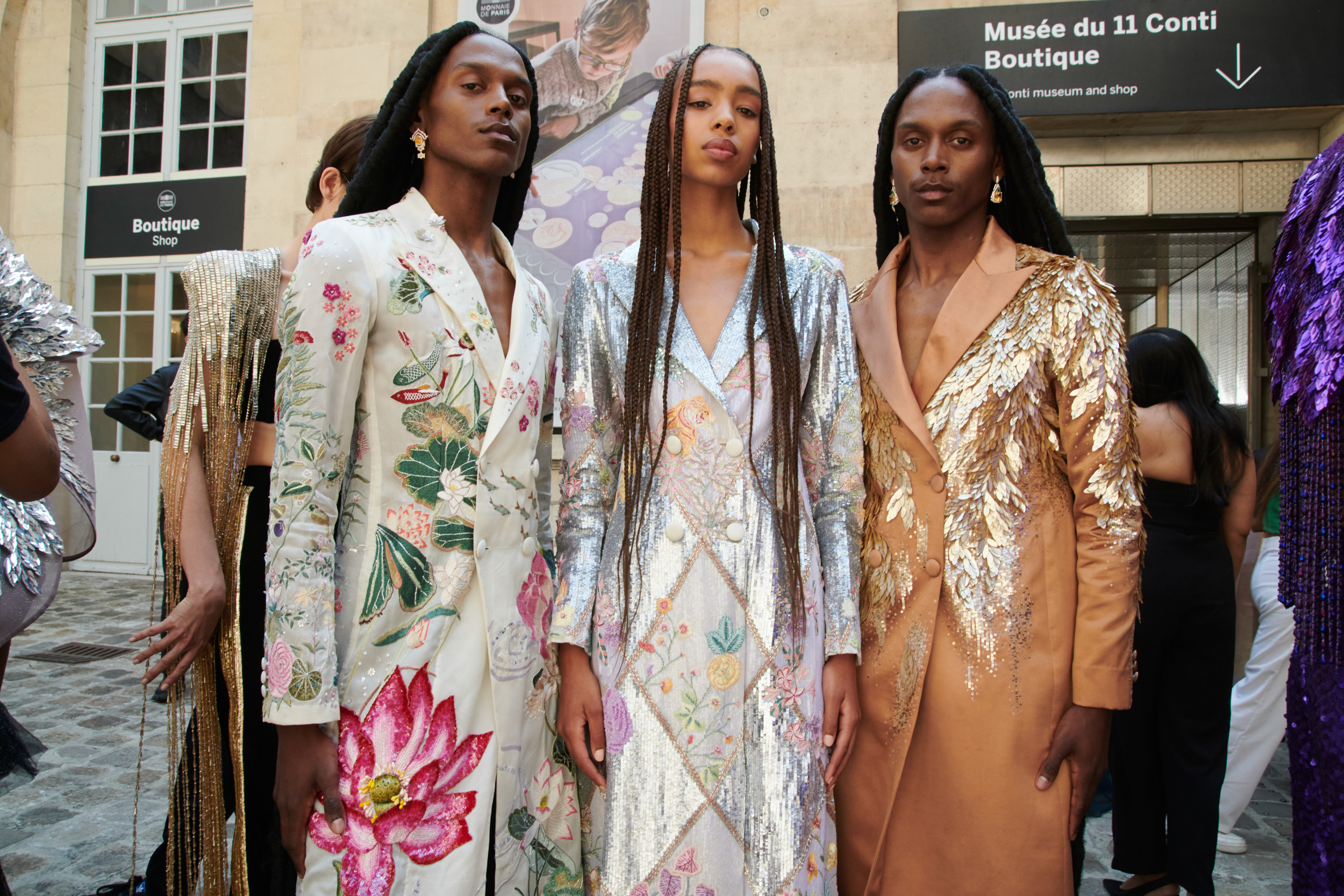 Rahul Mishra Fall 2023 Couture Fashion Show Backstage