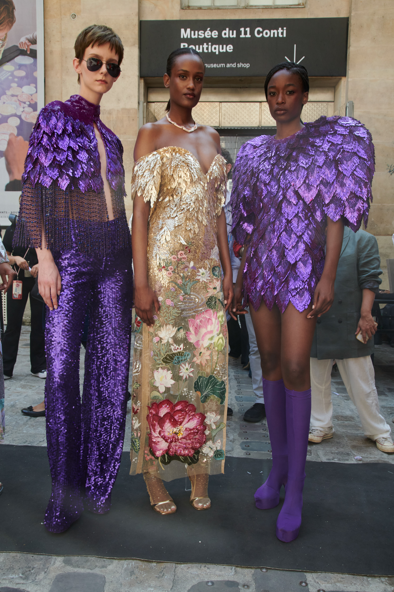 Rahul Mishra Fall 2023 Couture Fashion Show Backstage