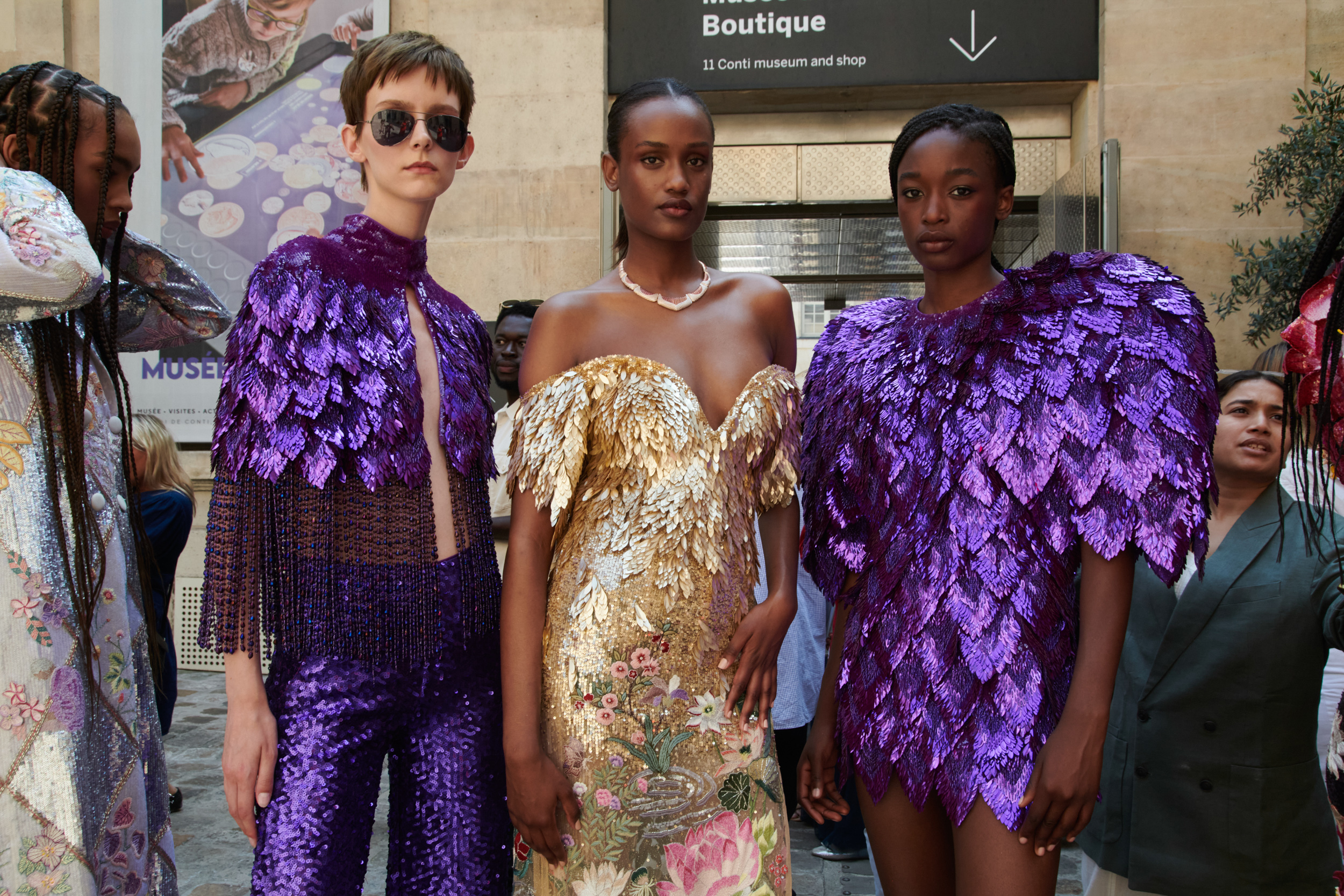 Rahul Mishra Fall 2023 Couture Fashion Show Backstage