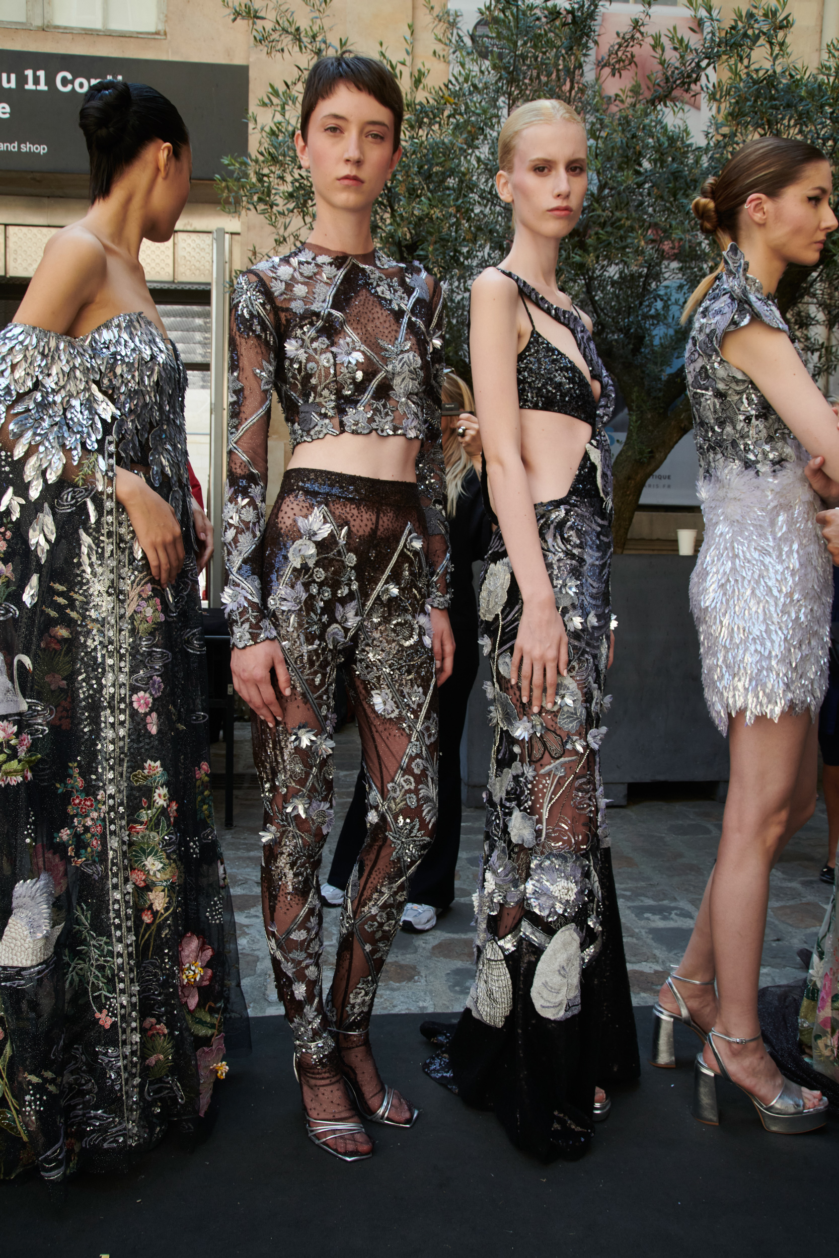 Rahul Mishra Fall 2023 Couture Fashion Show Backstage