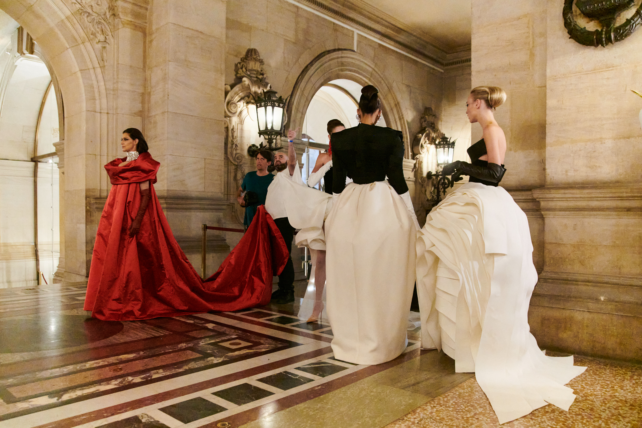 Stephane Rolland Fall 2023 Couture Fashion Show Backstage