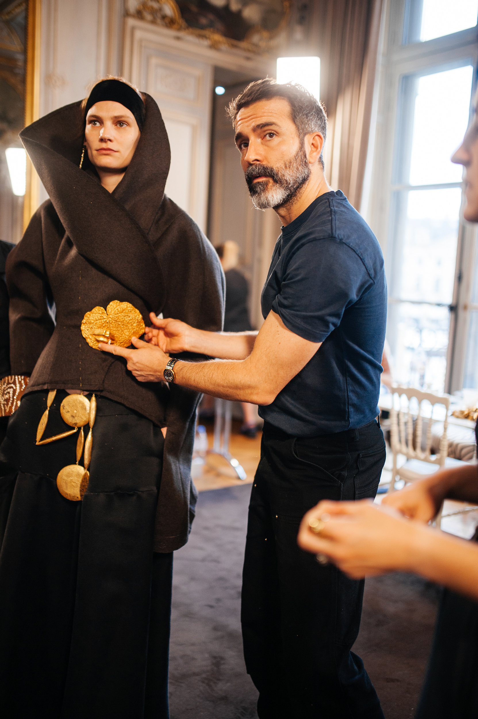 Schiaparelli Fall 2023 Couture Fashion Show Backstage