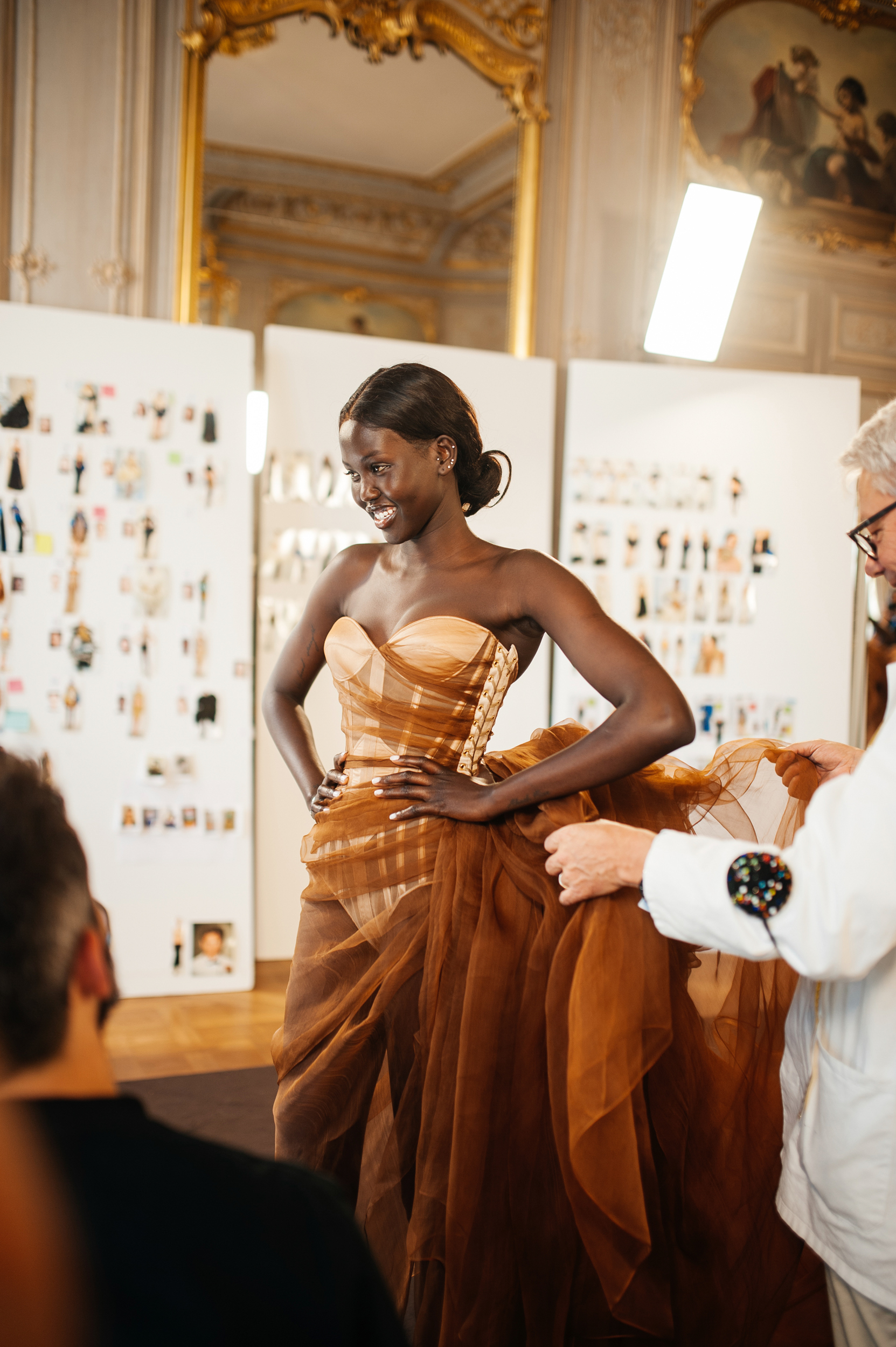 Schiaparelli Fall 2023 Couture Fashion Show Backstage