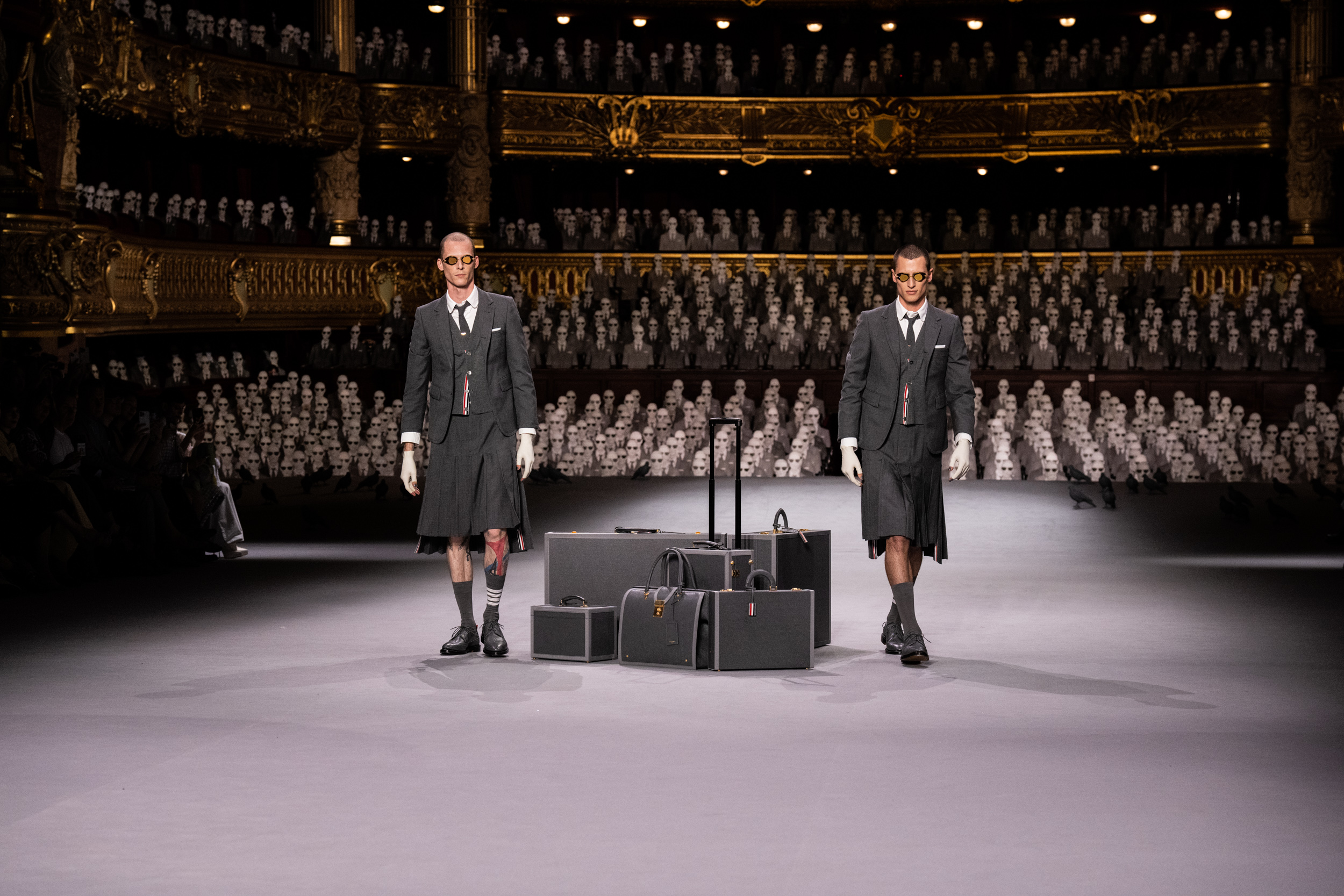 Thom Browne Fall 2023 Couture Fashion Show Atmosphere