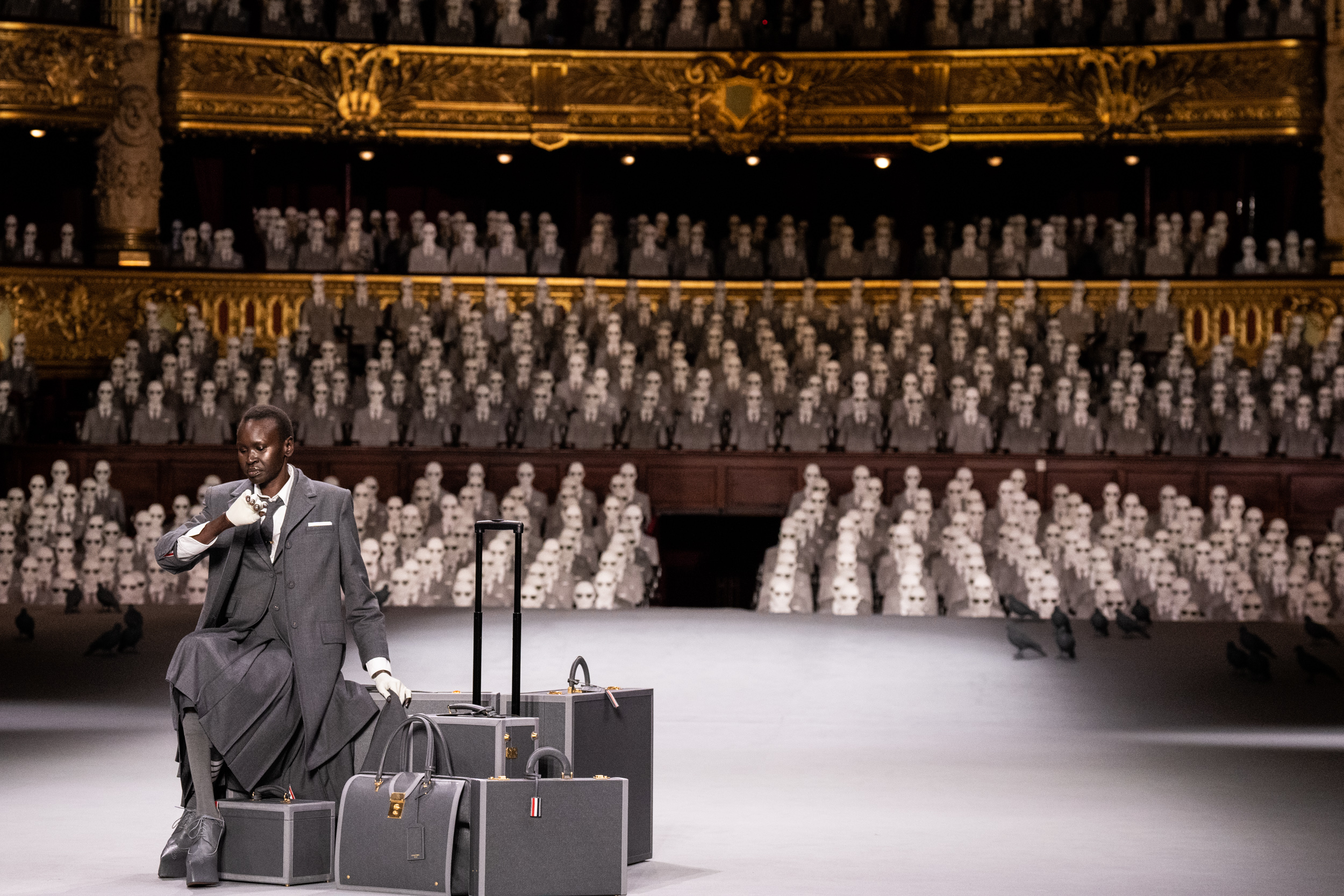 Thom Browne Fall 2023 Couture Fashion Show Atmosphere