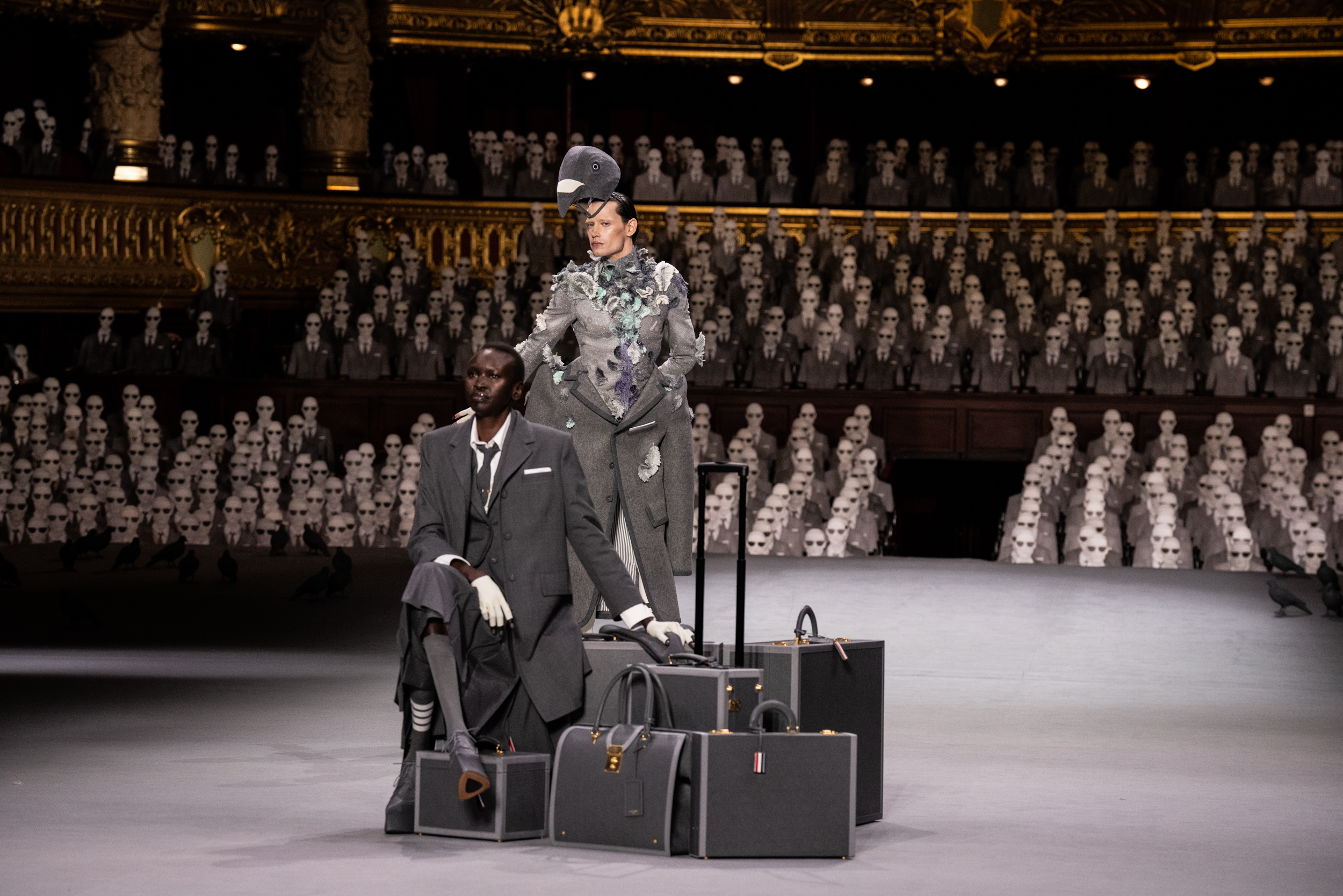 Thom Browne Fall 2023 Couture Fashion Show Atmosphere