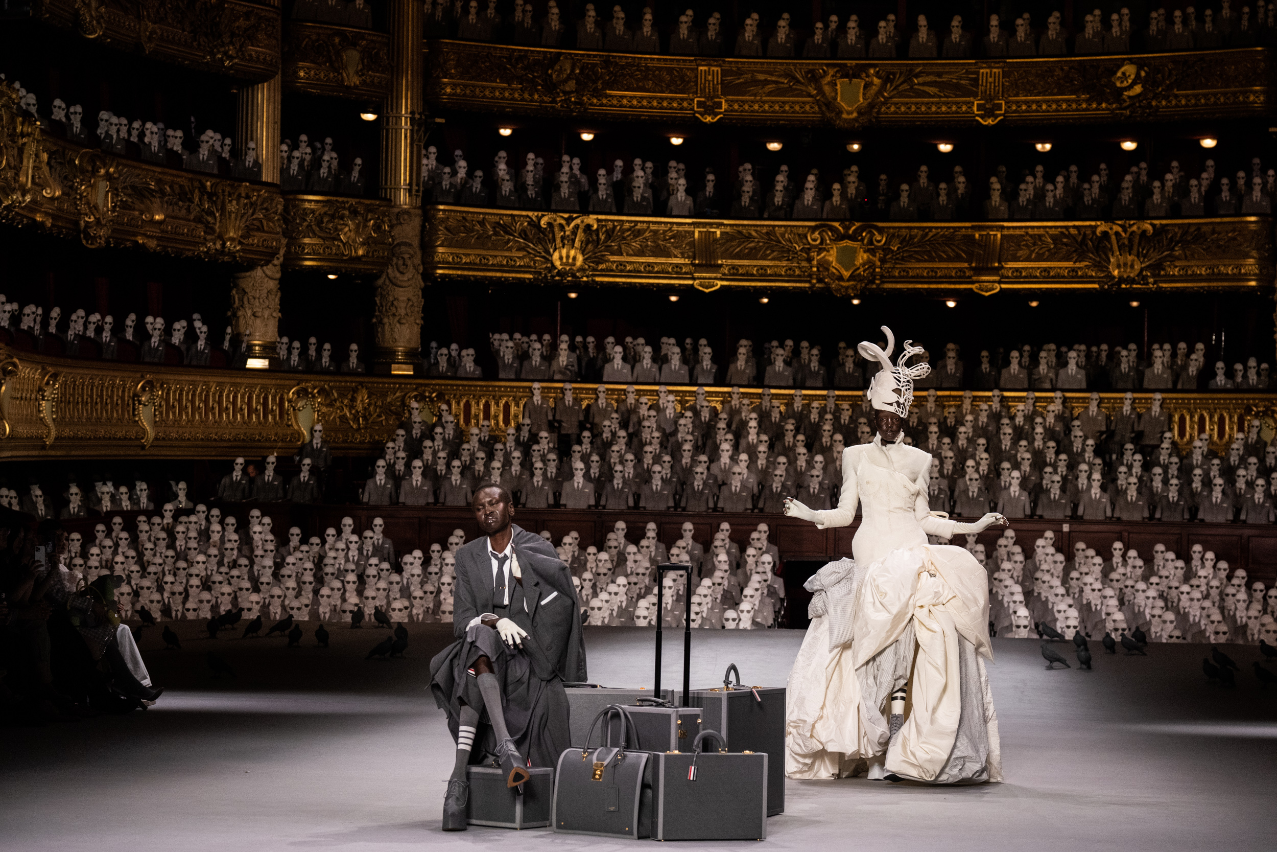 Thom Browne Fall 2023 Couture Fashion Show Atmosphere