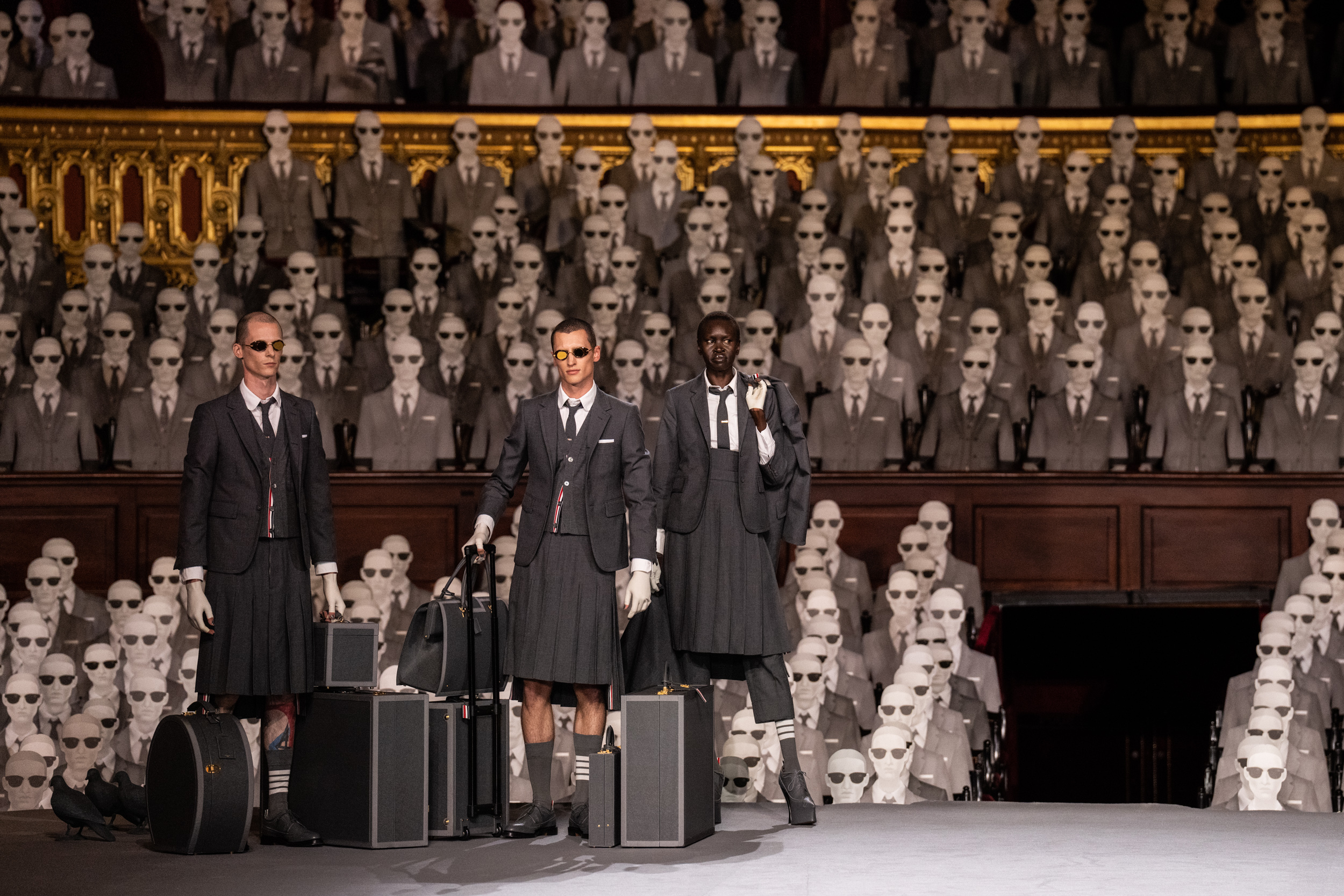 Thom Browne Fall 2023 Couture Fashion Show Atmosphere