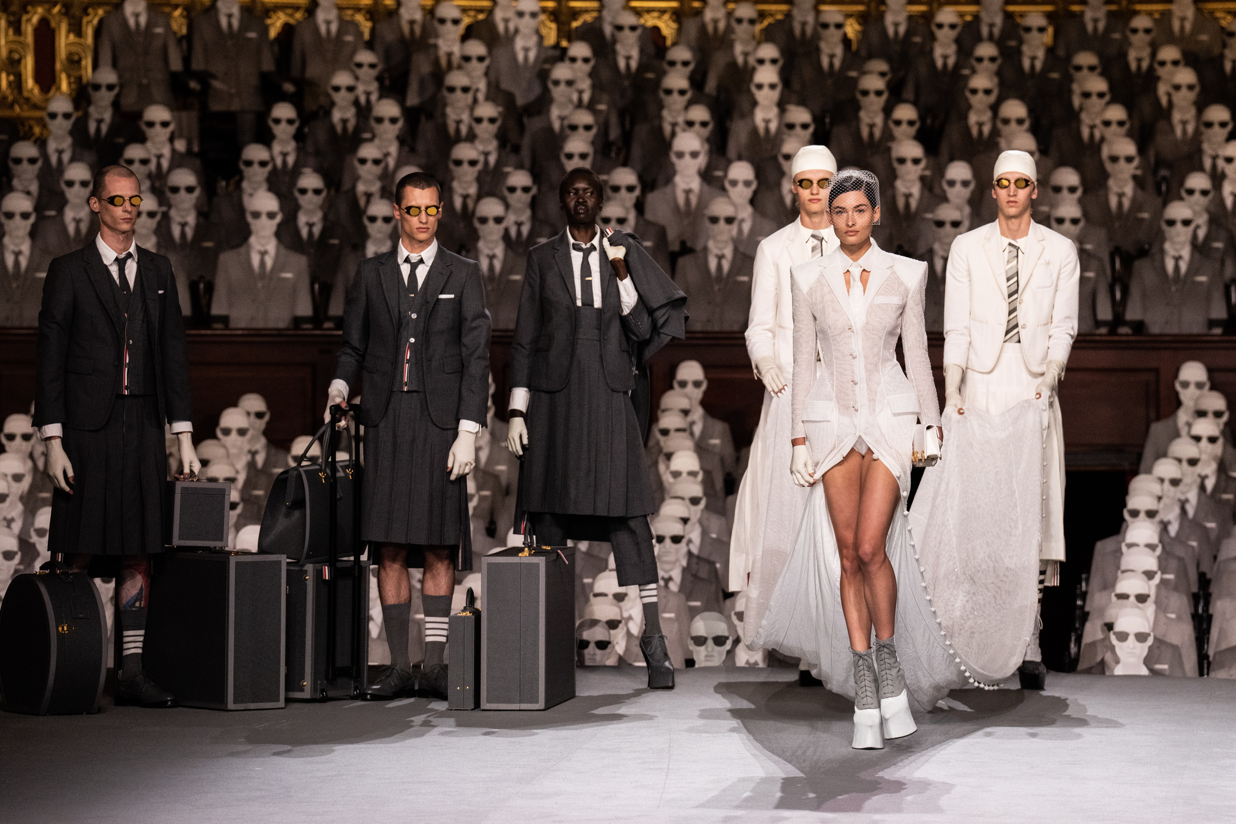 Thom Browne Fall 2023 Couture Fashion Show Atmosphere