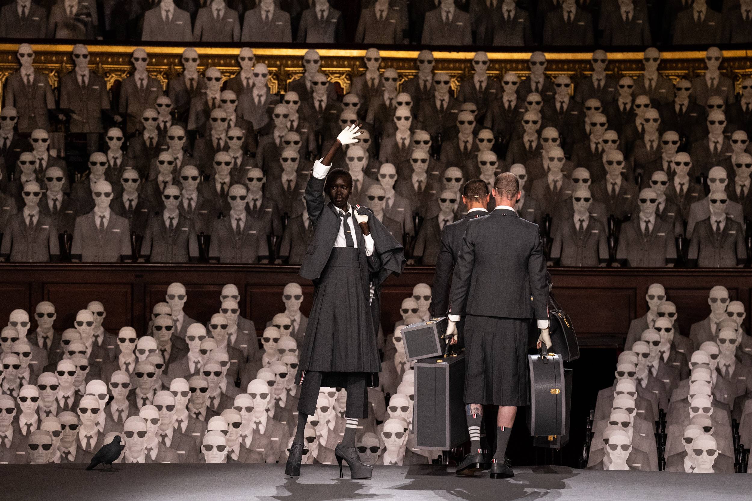 Thom Browne Fall 2023 Couture Fashion Show Atmosphere