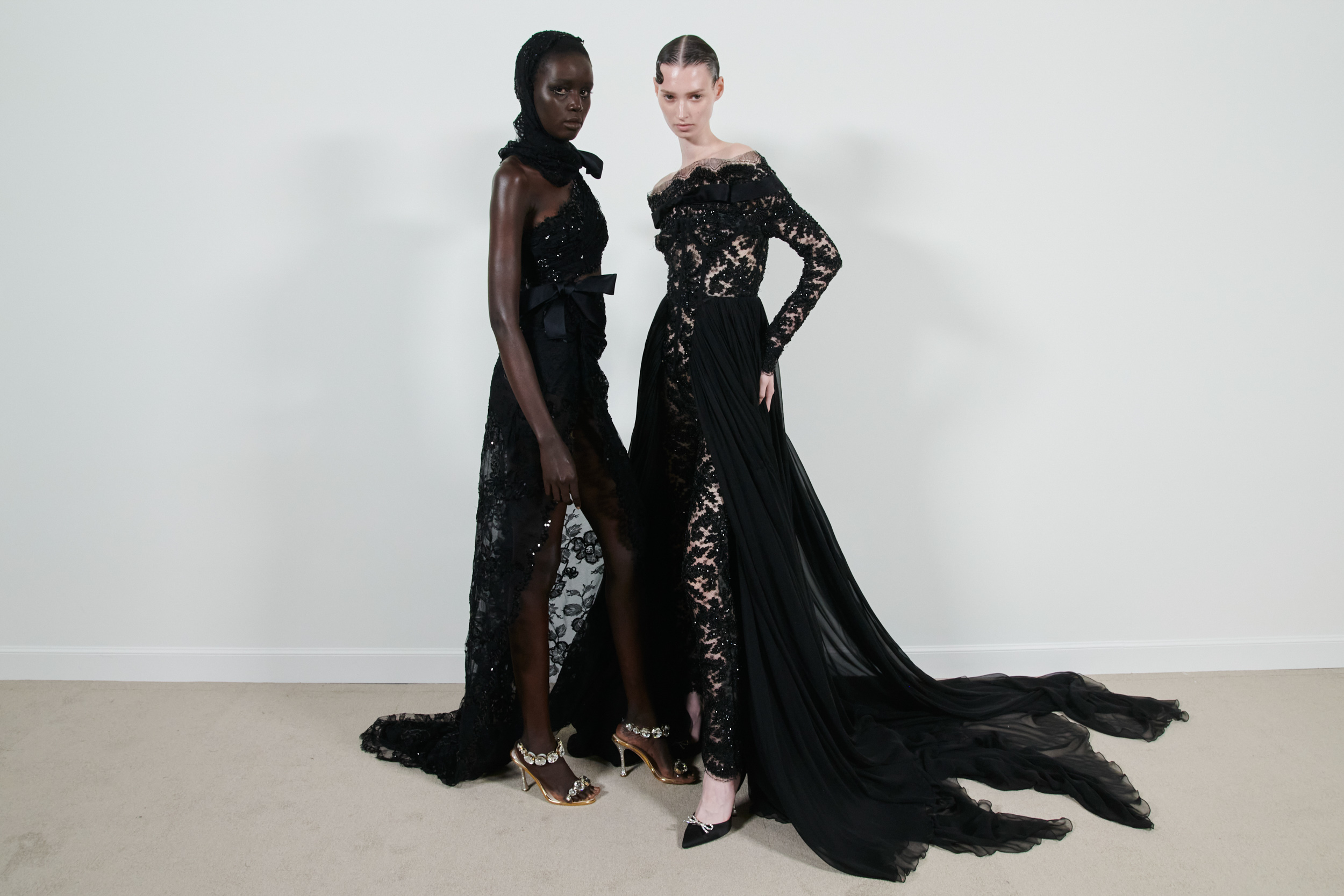 Giambattista Valli Fall 2023 Couture Fashion Show Backstage