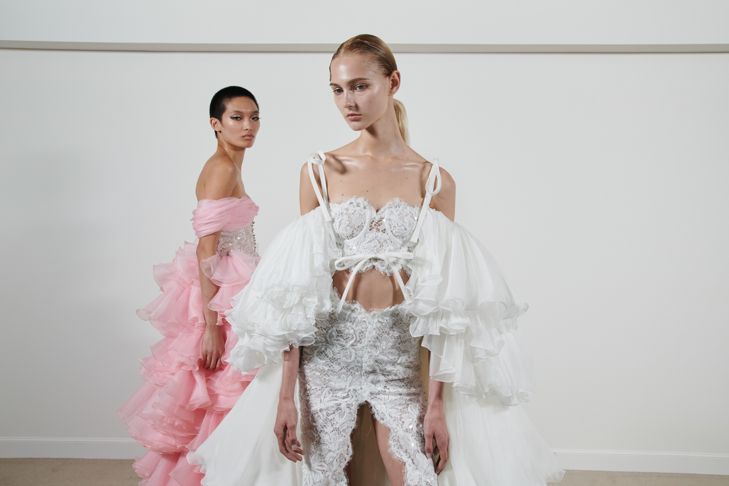 Giambattista Valli Fall 2023 Couture Fashion Show Backstage