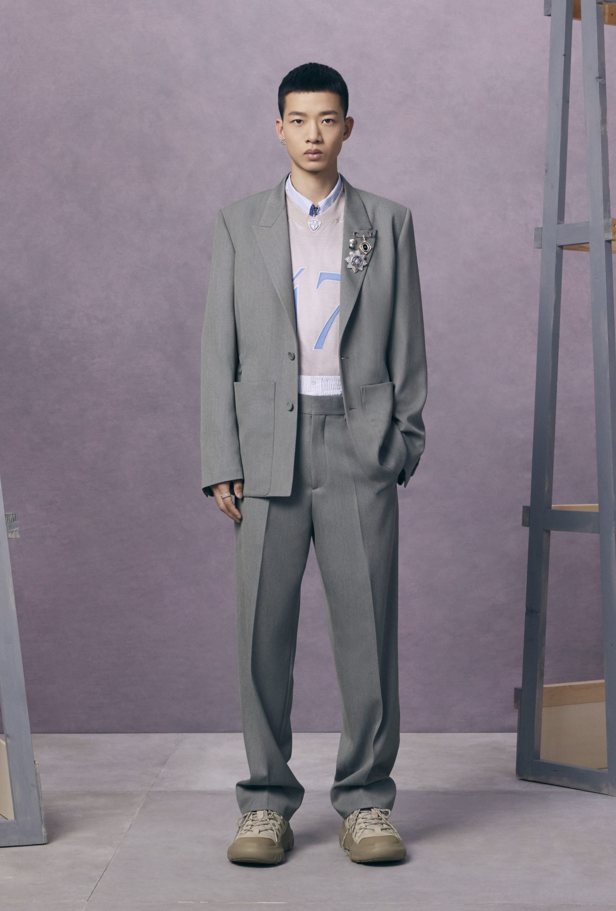 Dior Spring 2024 Men S Collection The Impression   4 DIOR HOMME SPRING 24 LOOK 4 Scaled 