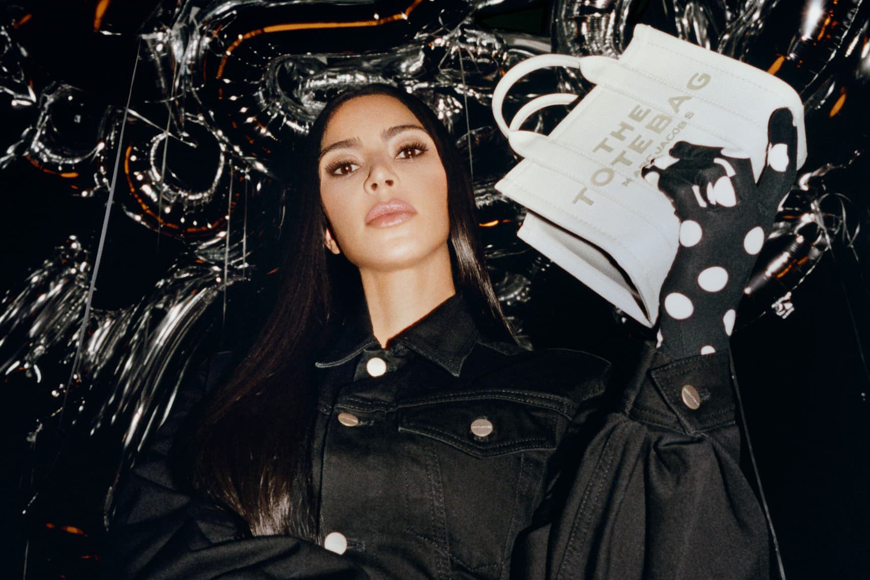 Marc Jacobs Fall 2023 ad campaign photo by Tyrone Lebon with Kim Kardashian