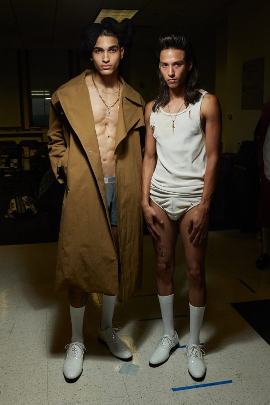 Willy Chavarria Spring 2024 Men's Fashion Show Backstage