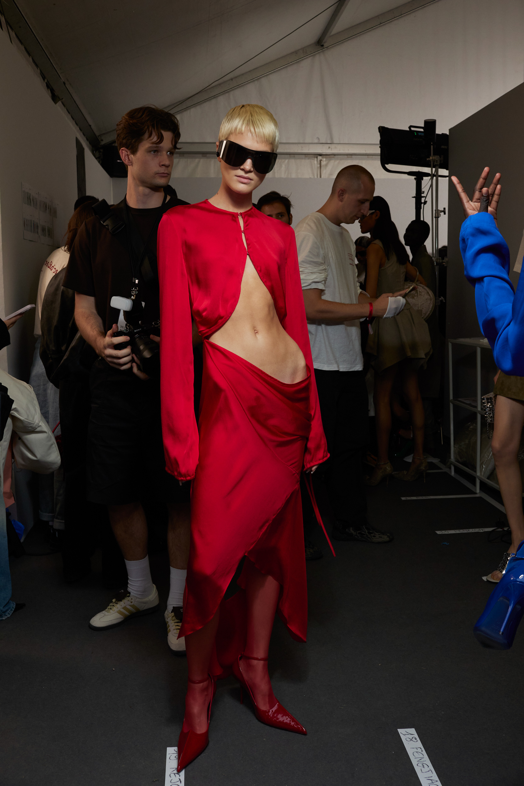 Acne Studios Spring 2024 Fashion Show Backstage