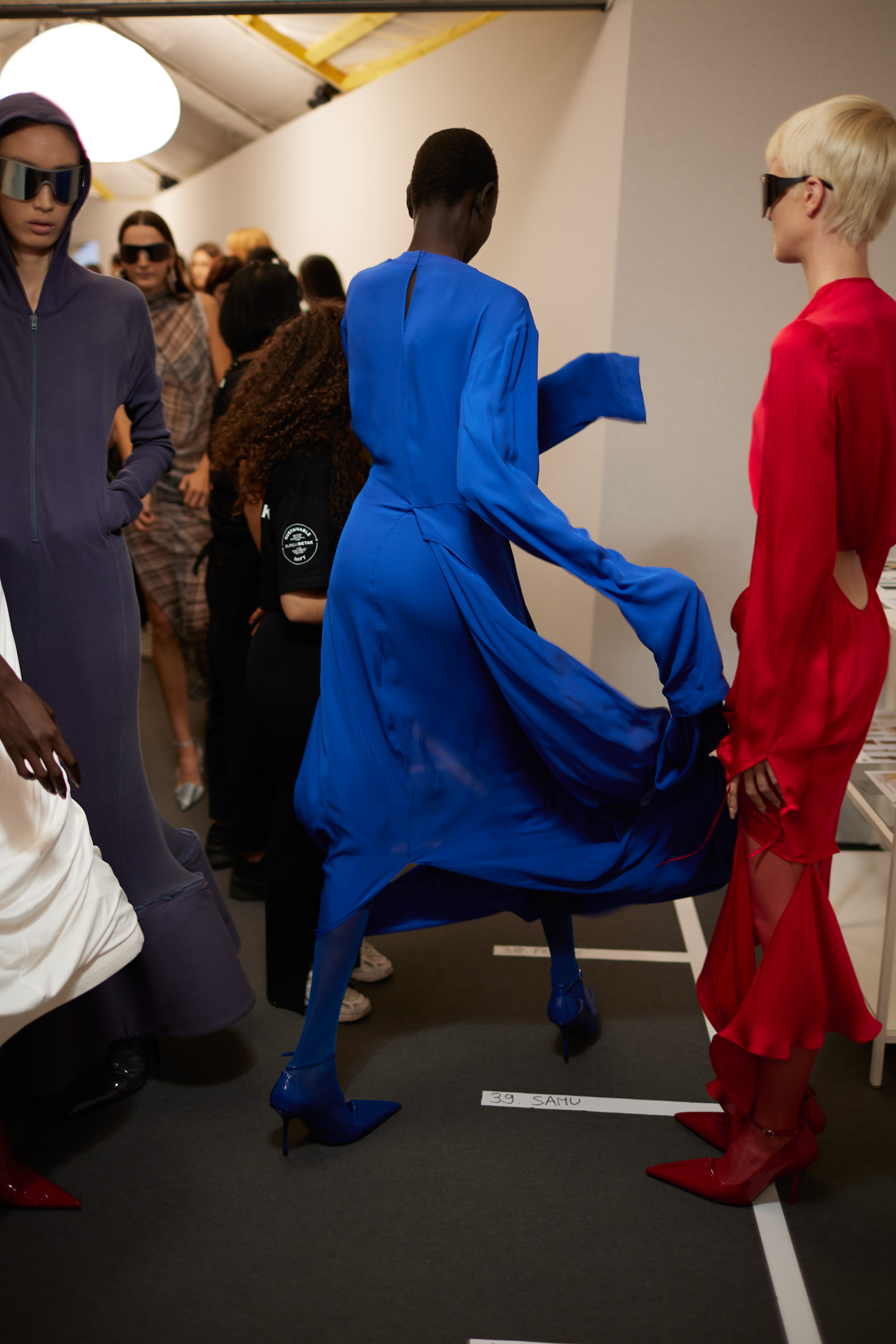 Acne Studios Spring 2024 Fashion Show Backstage