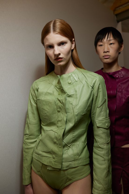 Acne Studios Spring 2024 Fashion Show Backstage