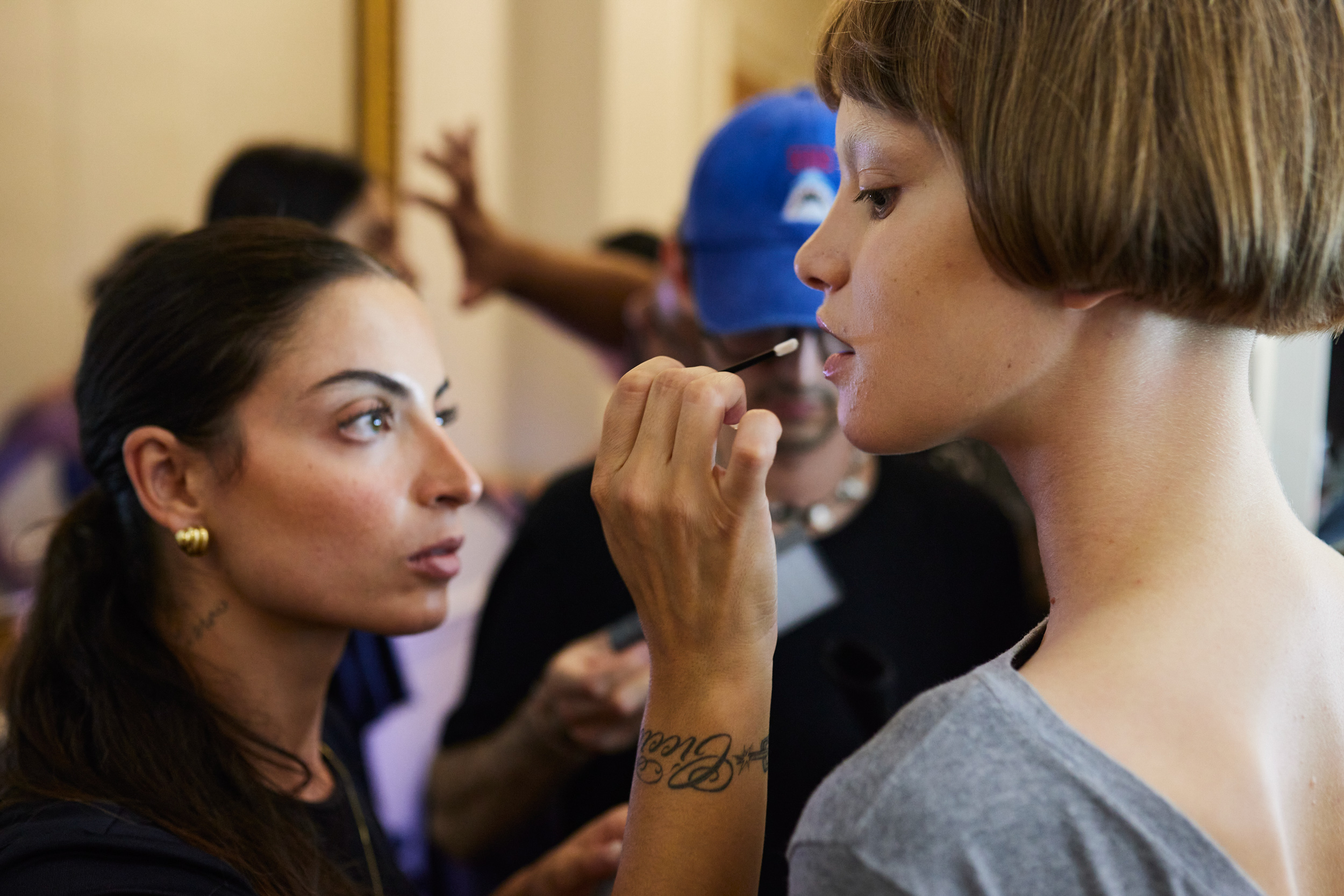 Alessandra Rich Spring 2024 Fashion Show Backstage