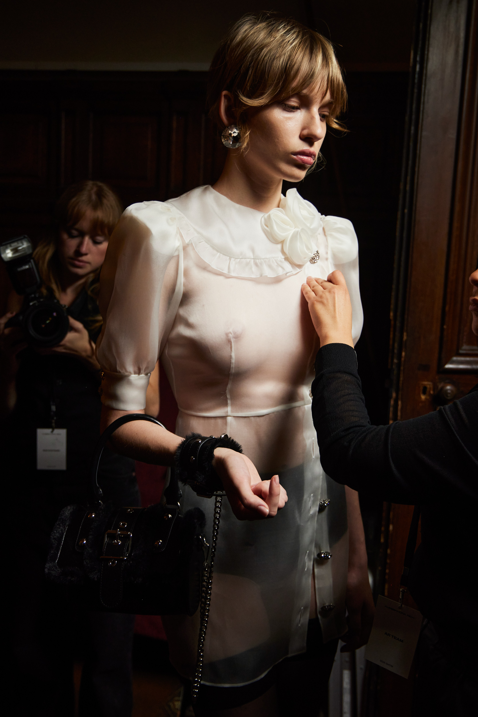 Alessandra Rich Spring 2024 Fashion Show Backstage