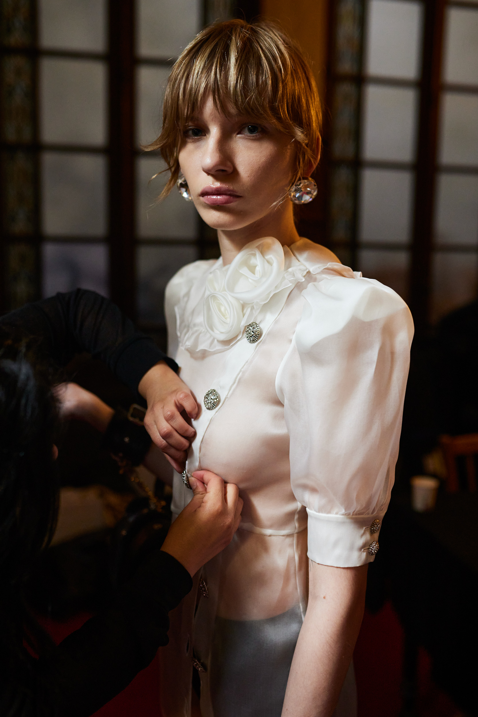 Alessandra Rich Spring 2024 Fashion Show Backstage