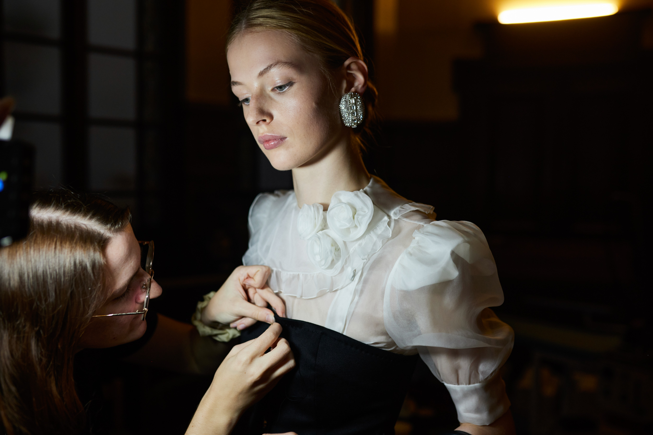 Alessandra Rich Spring 2024 Fashion Show Backstage