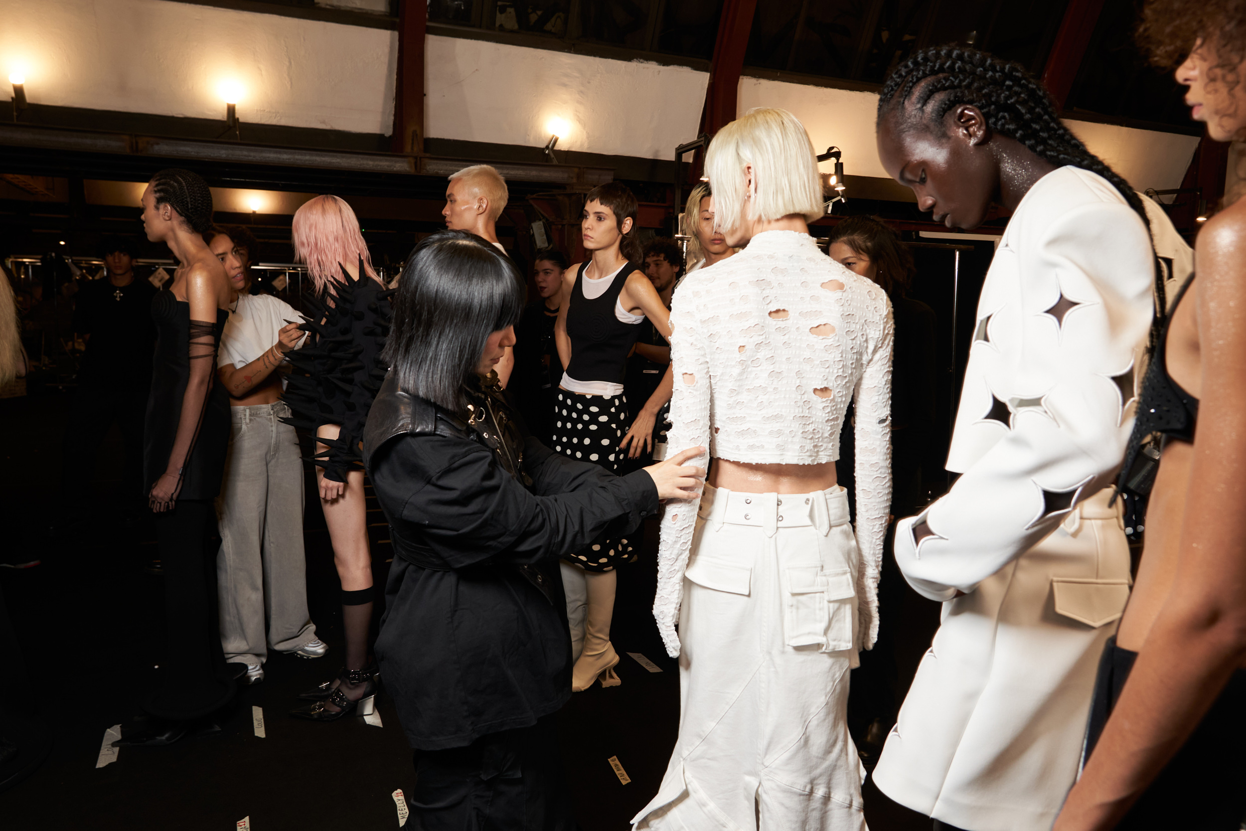 Annakiki Spring 2024 Fashion Show Backstage