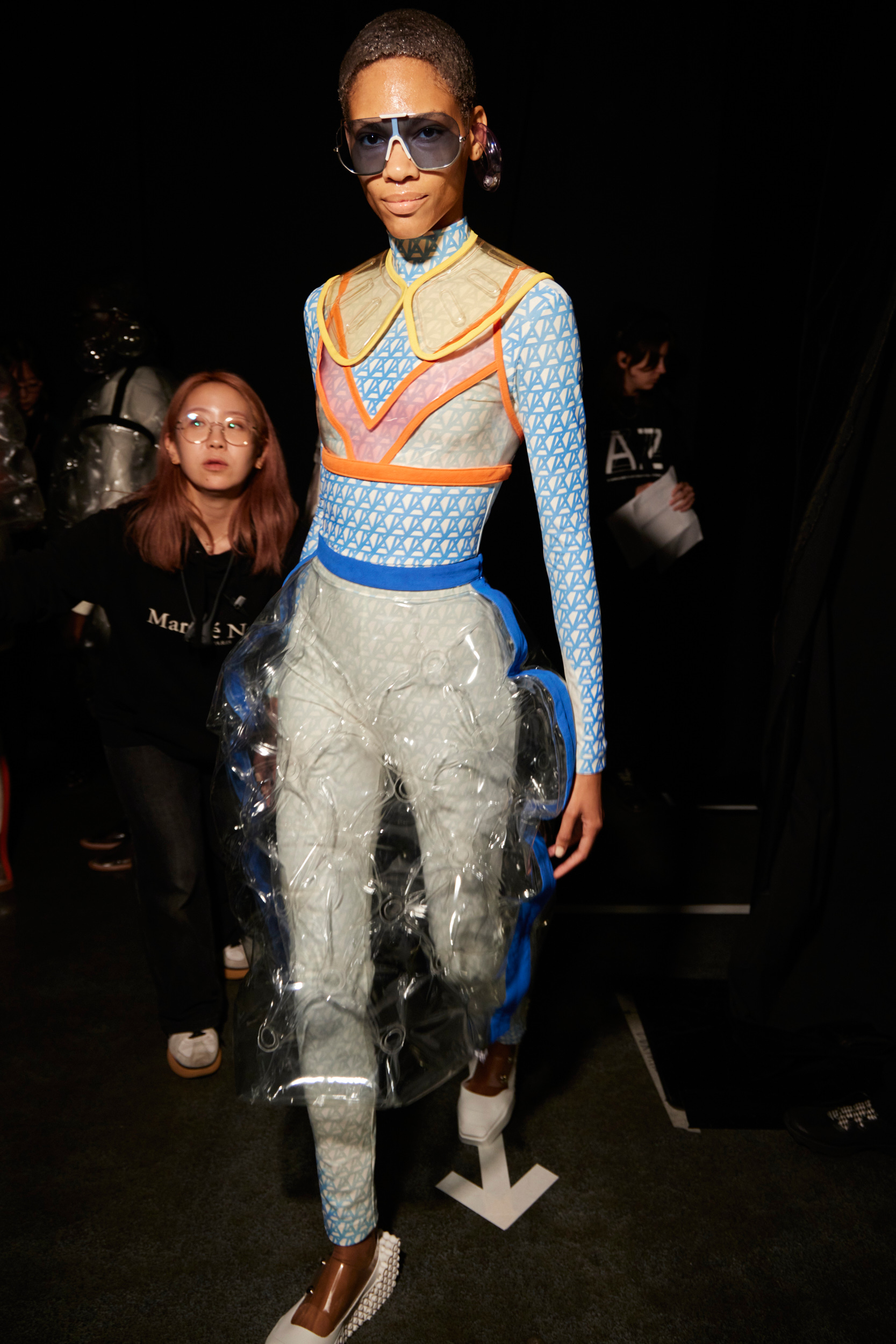 Anrealage Spring 2024 Fashion Show Backstage