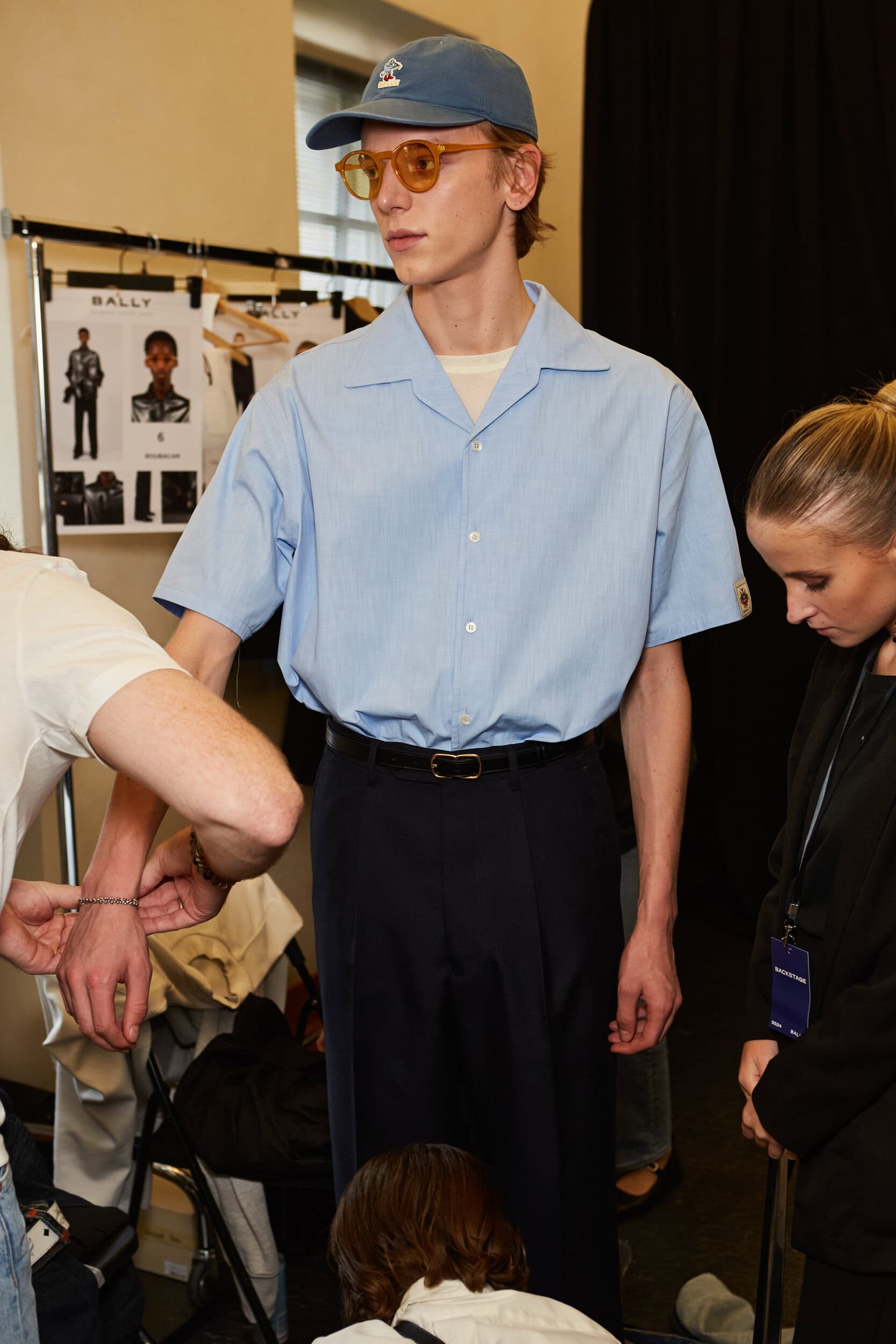 Bally Spring 2024 Fashion Show Backstage