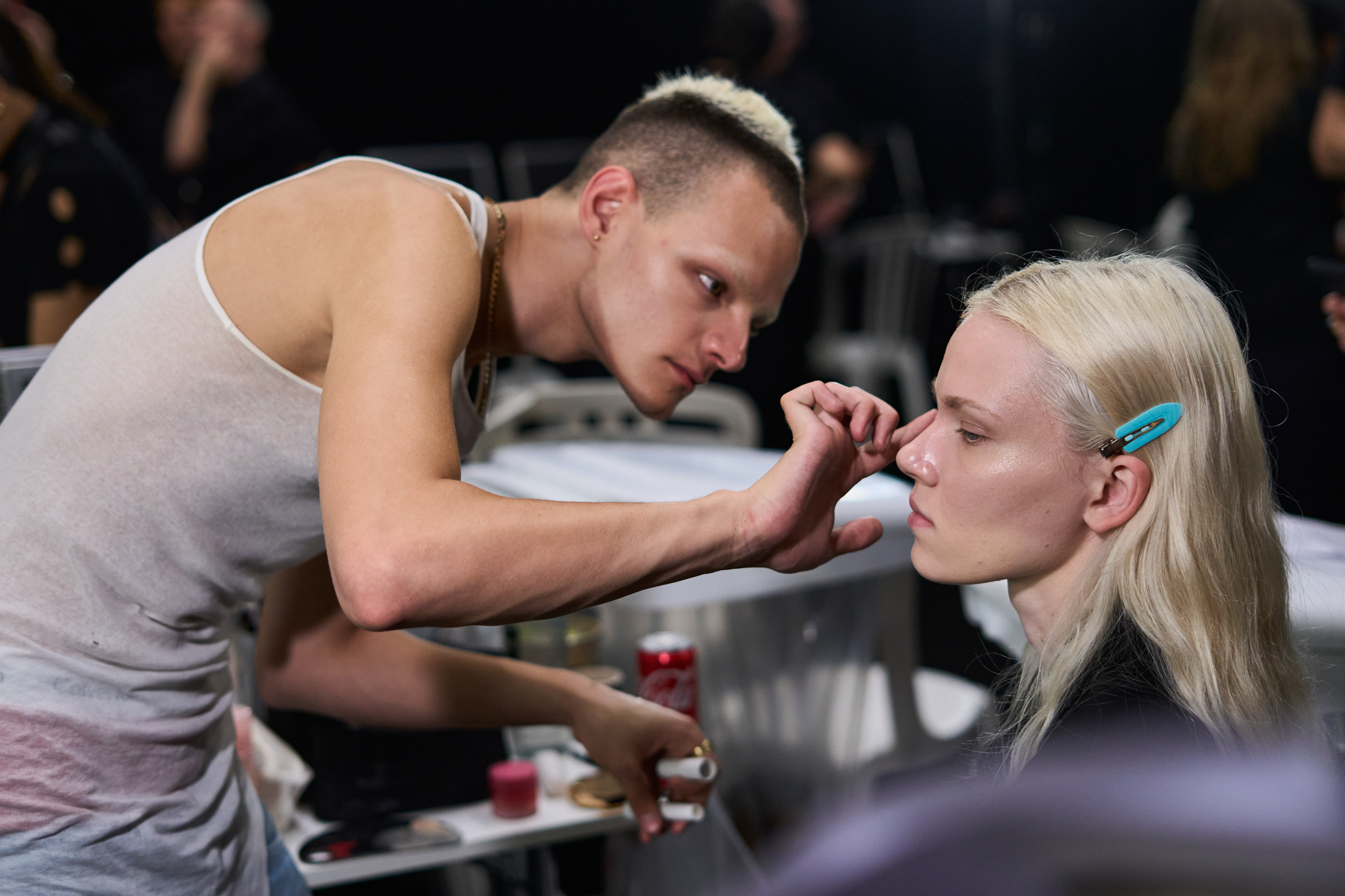 Balmain Spring 2024 Fashion Show Backstage