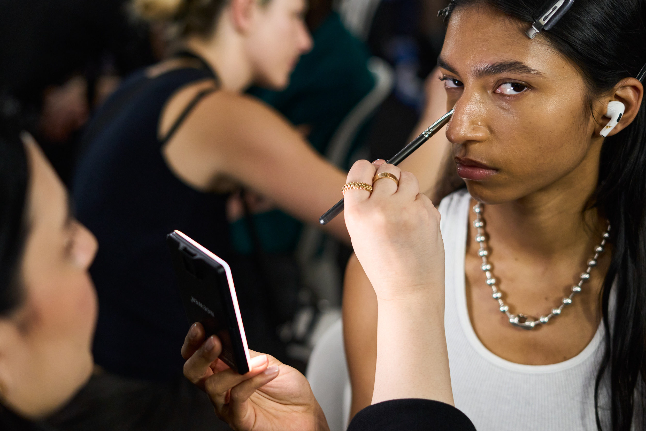 Balmain Spring 2024 Fashion Show Backstage