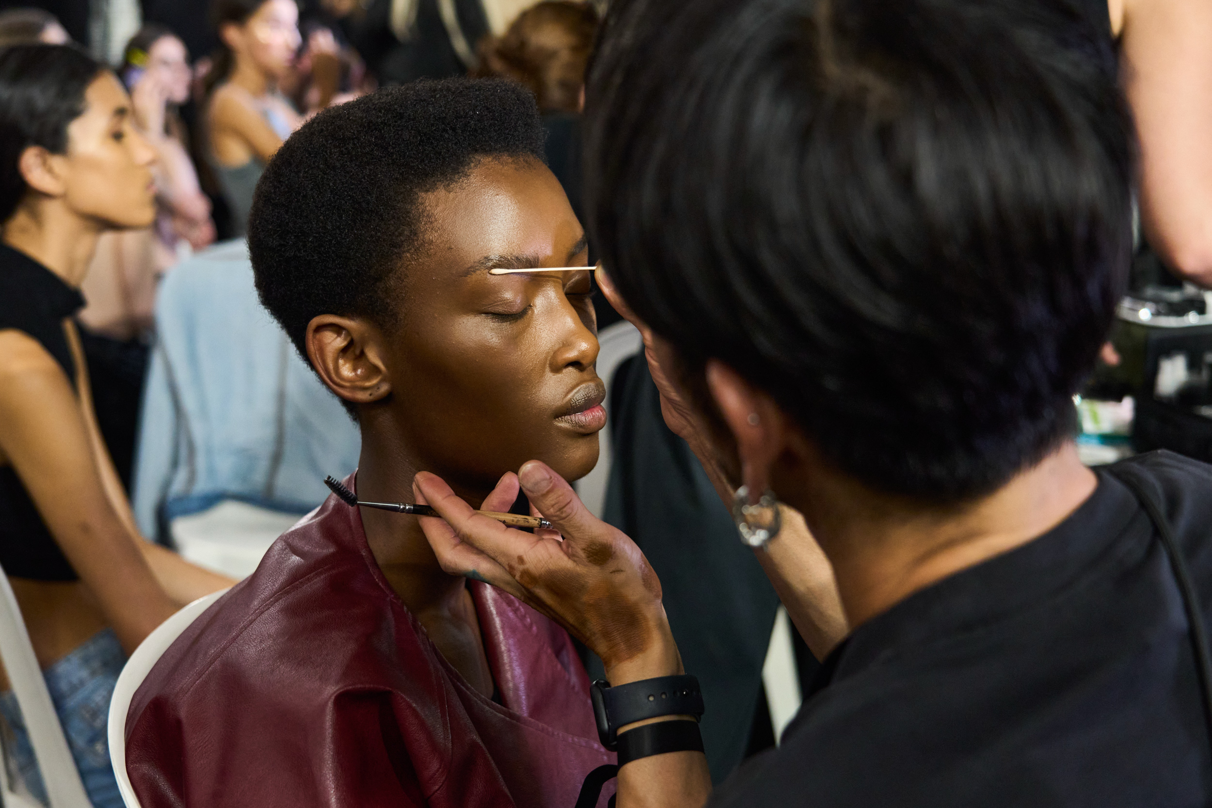 Balmain Spring 2024 Fashion Show Backstage