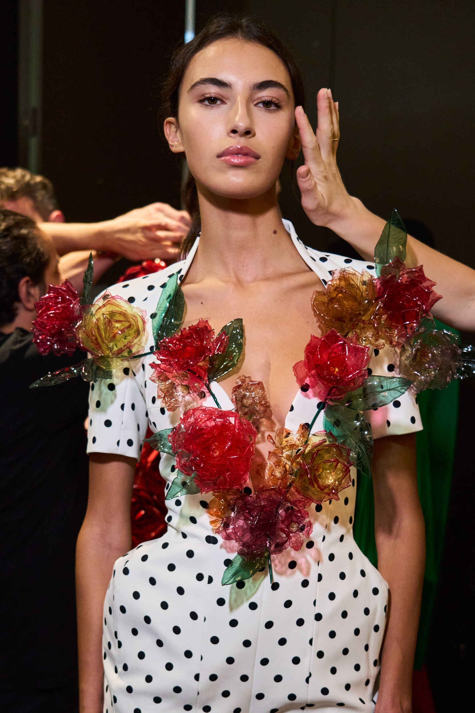 Balmain Spring 2024 Fashion Show Backstage