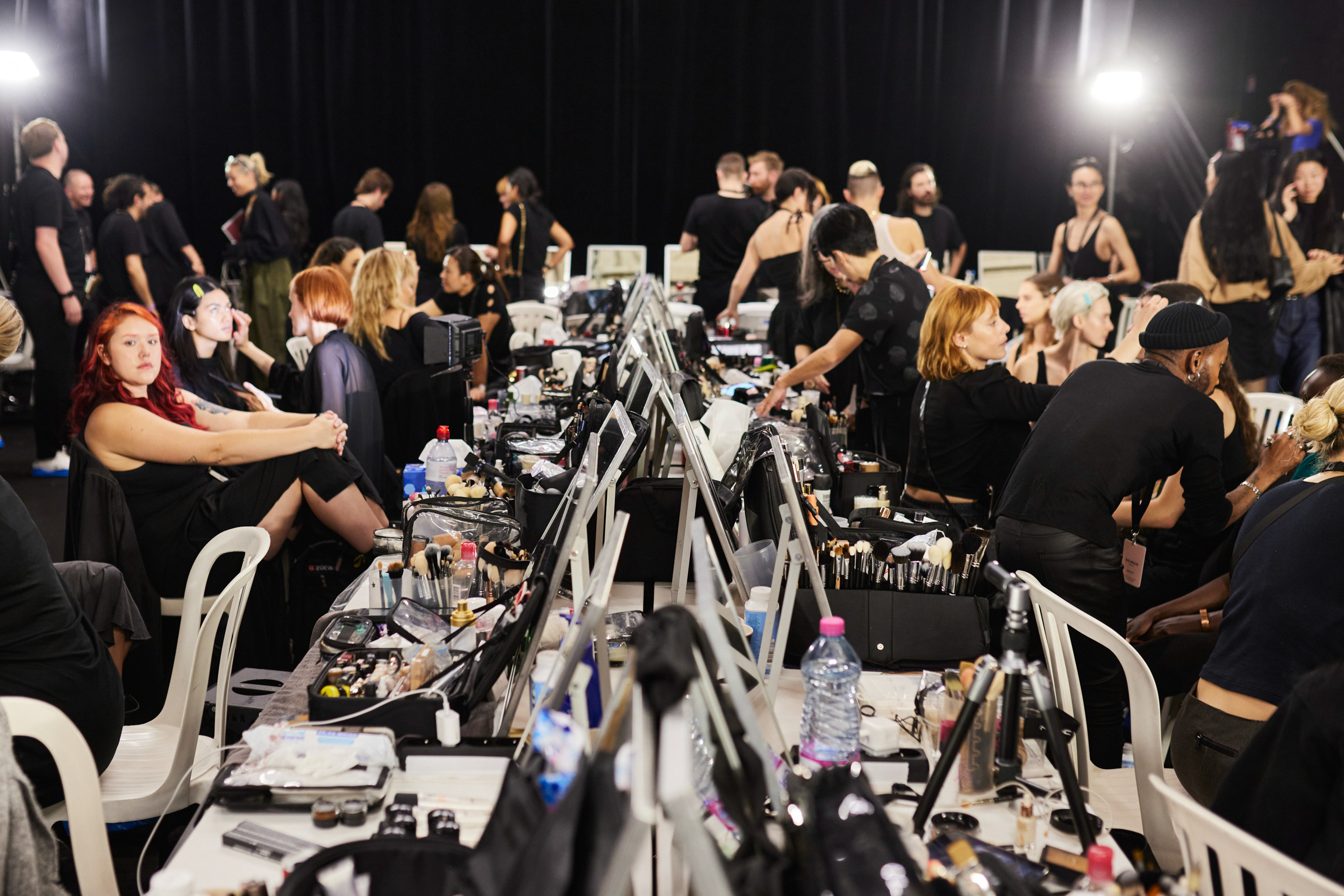 Balmain Spring 2024 Fashion Show Backstage